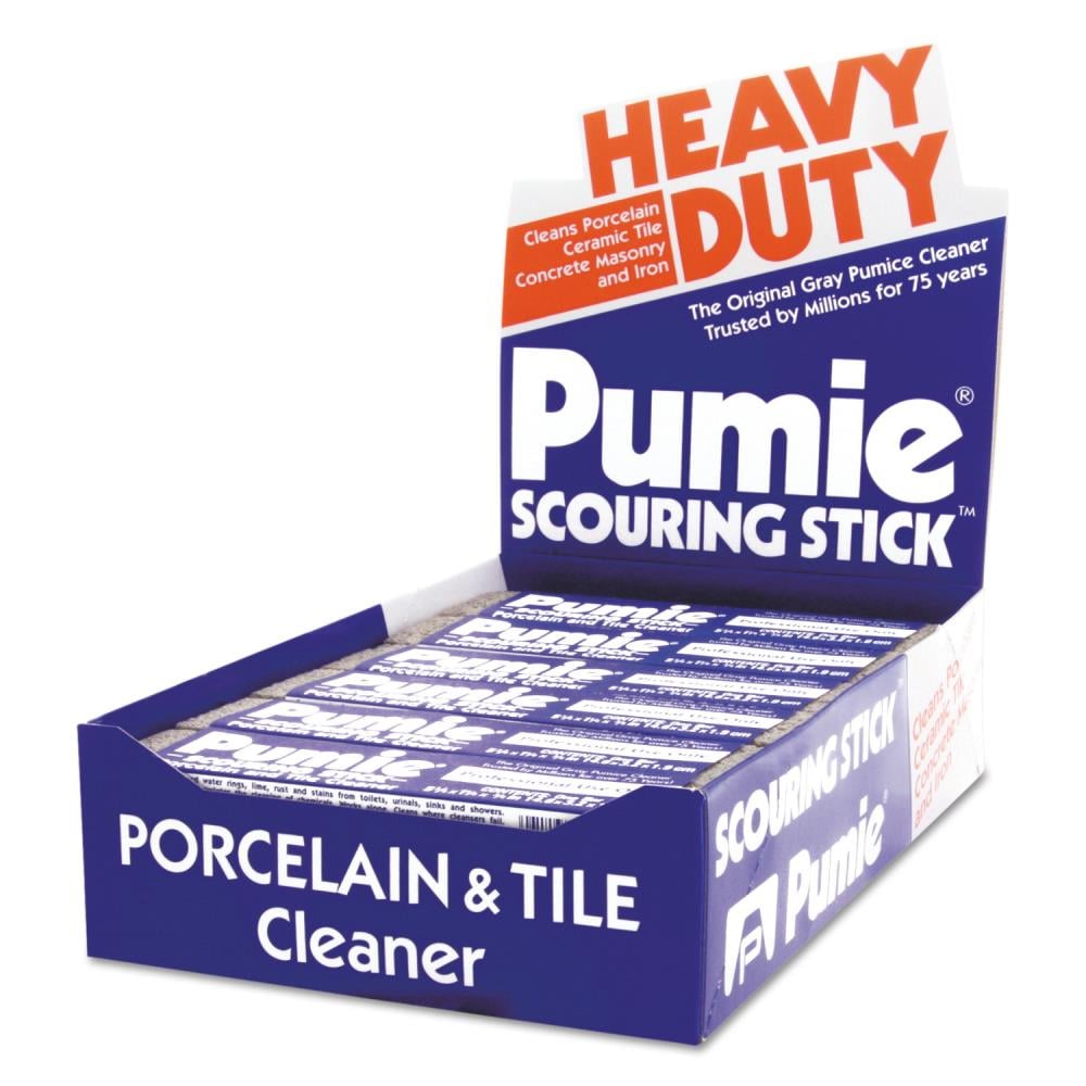 x 1-1/4 in Pumice Stone Abrasive Scouring Stick Pack of 2 Heavy Duty x 6-in 3/4 in 
