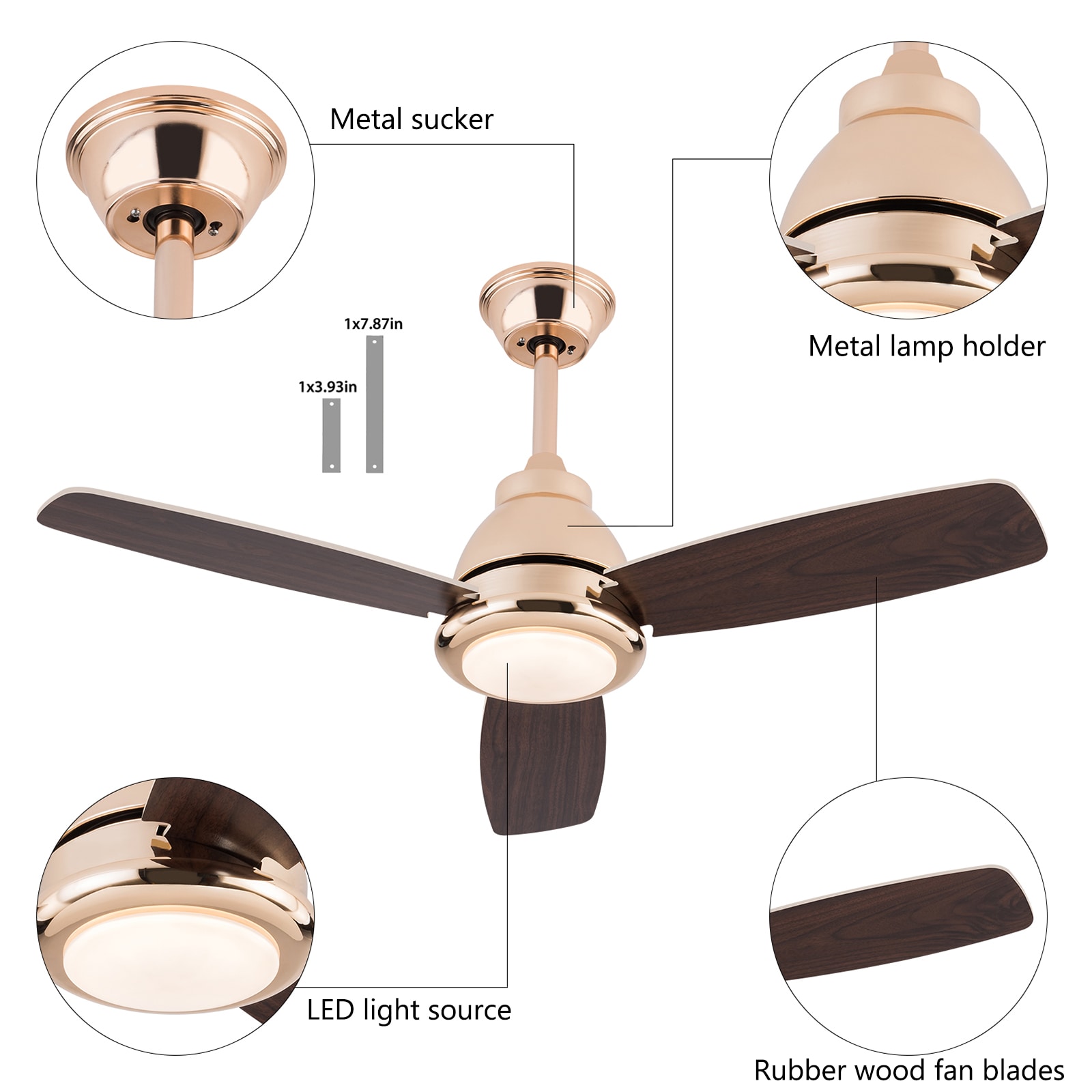Oukaning JZUCOD-00960099 Ceiling-Fans - View #5