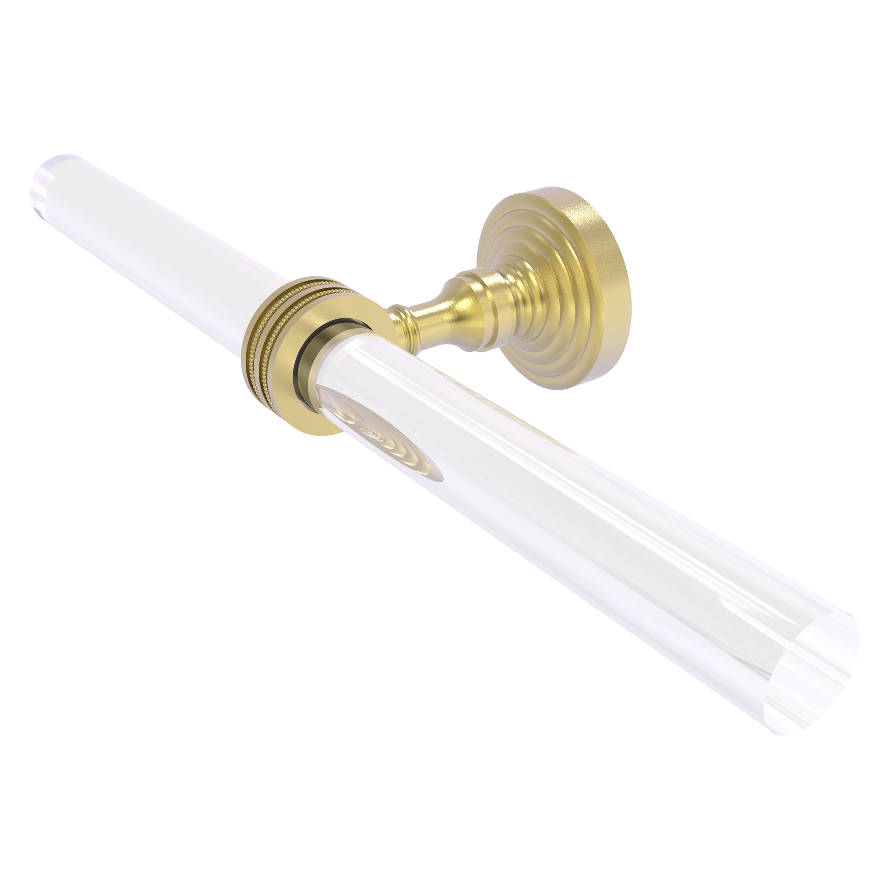 Allied Brass PG-HTBD-2-SBR Pacific Grove 15-in double Satin Brass Wall mount Double Towel Bar