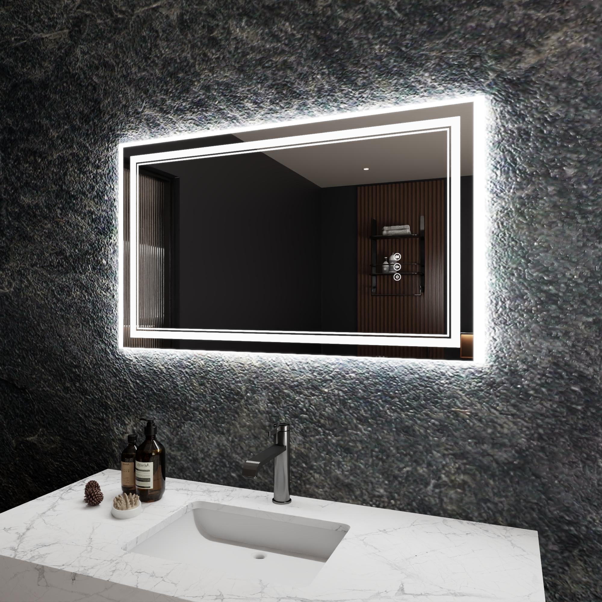 Bayfeve BFXB-2S2440-MIR Framed-Bath-Mirrors - View #5