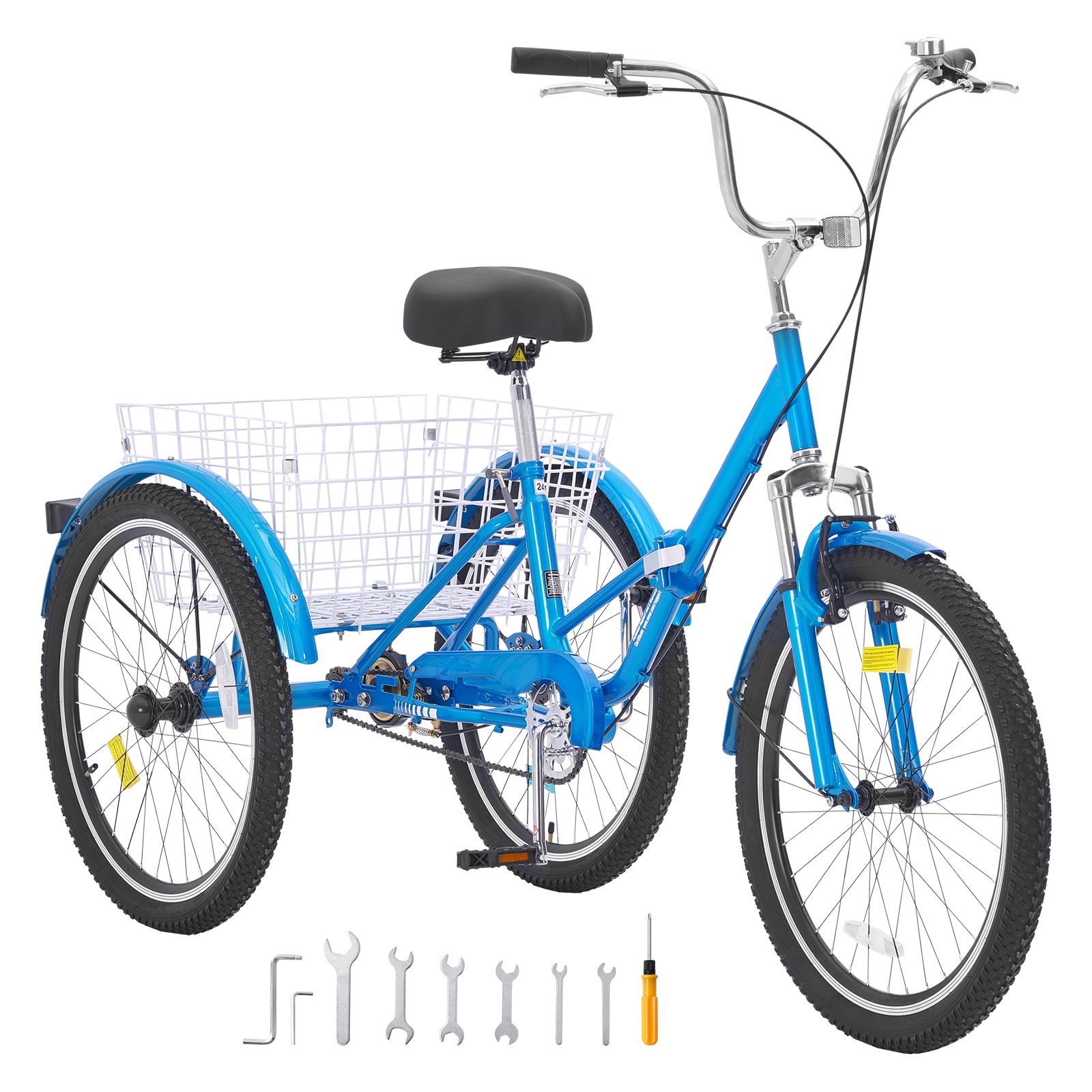 VEVOR ZDKRLSLCHS26E8C23V0 24-in Adult unisex Tricycle