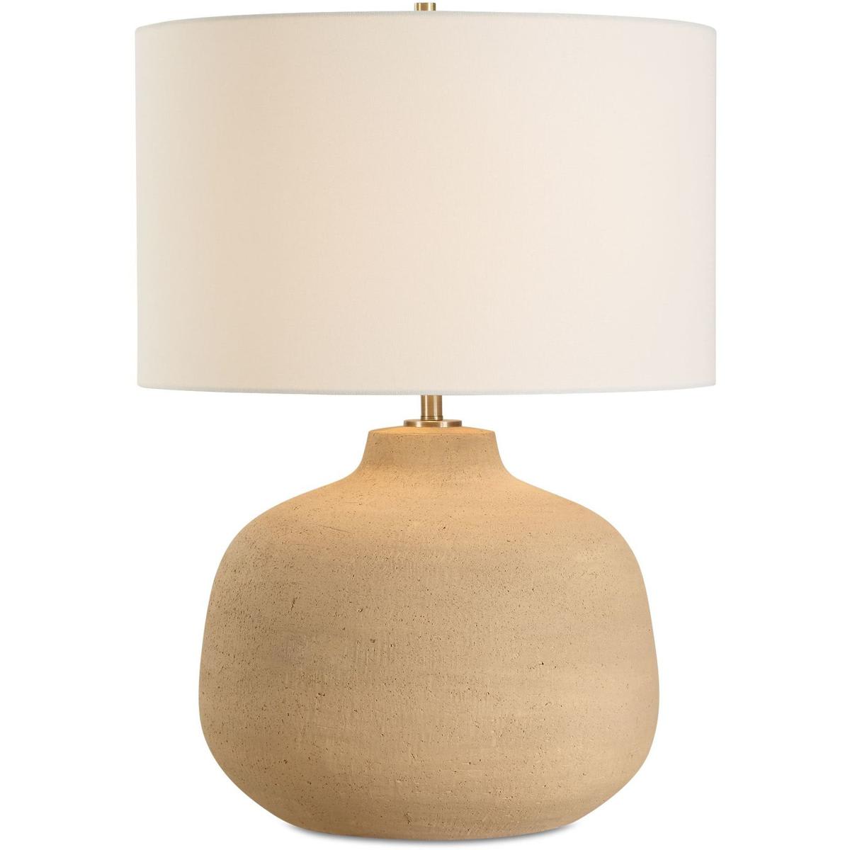 Uttermost 2935159 30600-1 Cline Table Lamp Terracotta and Brass
