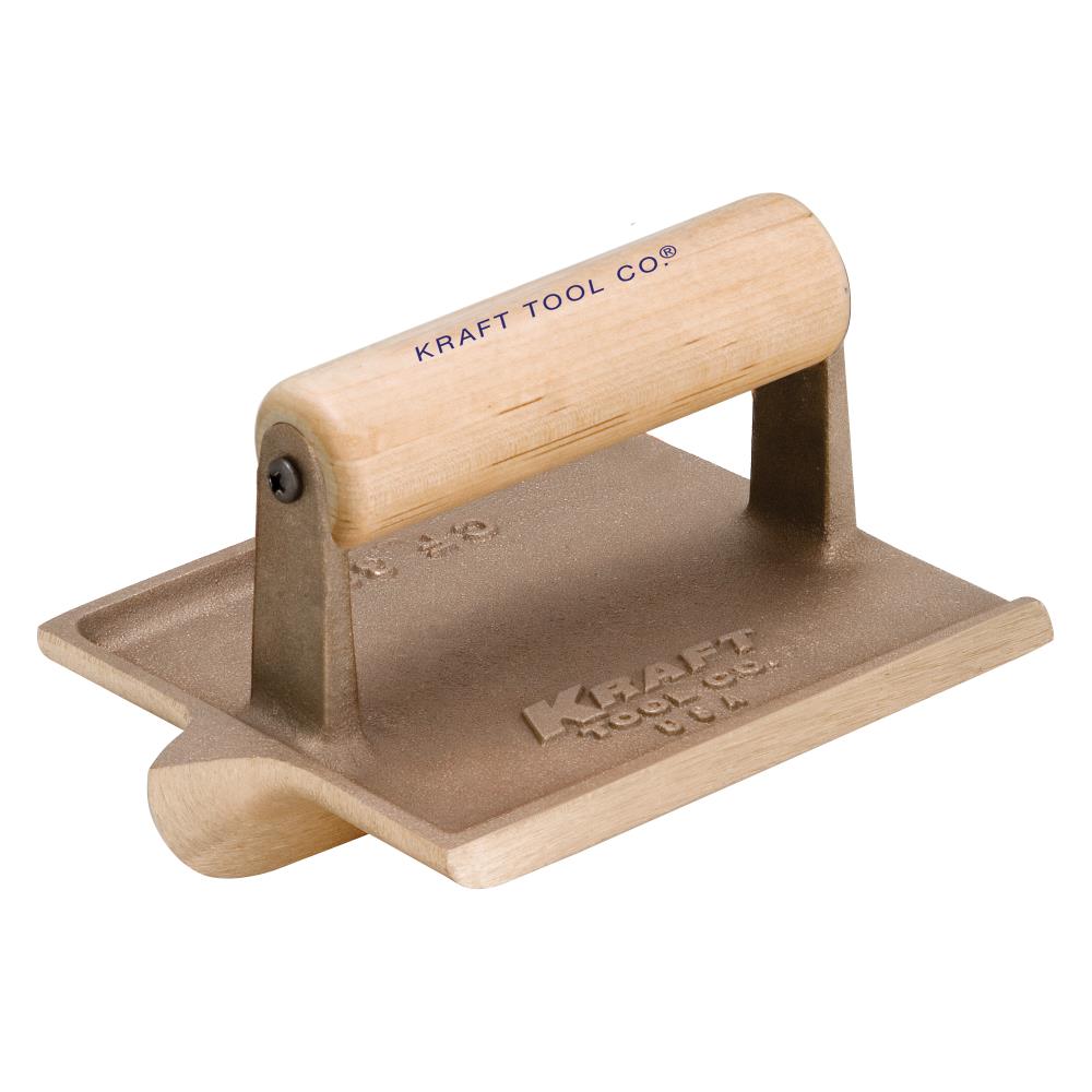 Kraft Tool CF303 4.5-Inches x 6-Inches Bronze Concrete Groover