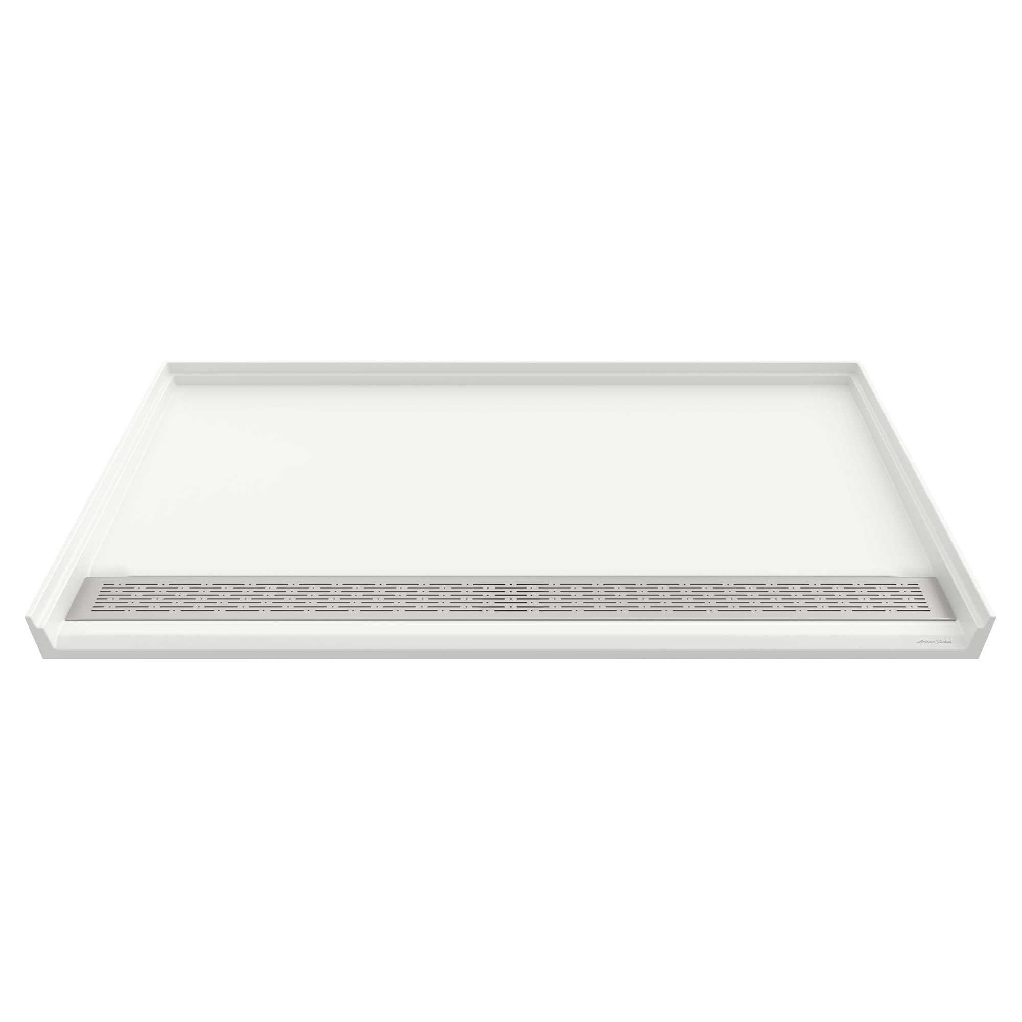 American Standard 6434AM-FCOL.218 Towsend 34-in W x 64-in L White Single Threshold Rectangle Shower pan base with 1-in H Threshold (Front Drain)