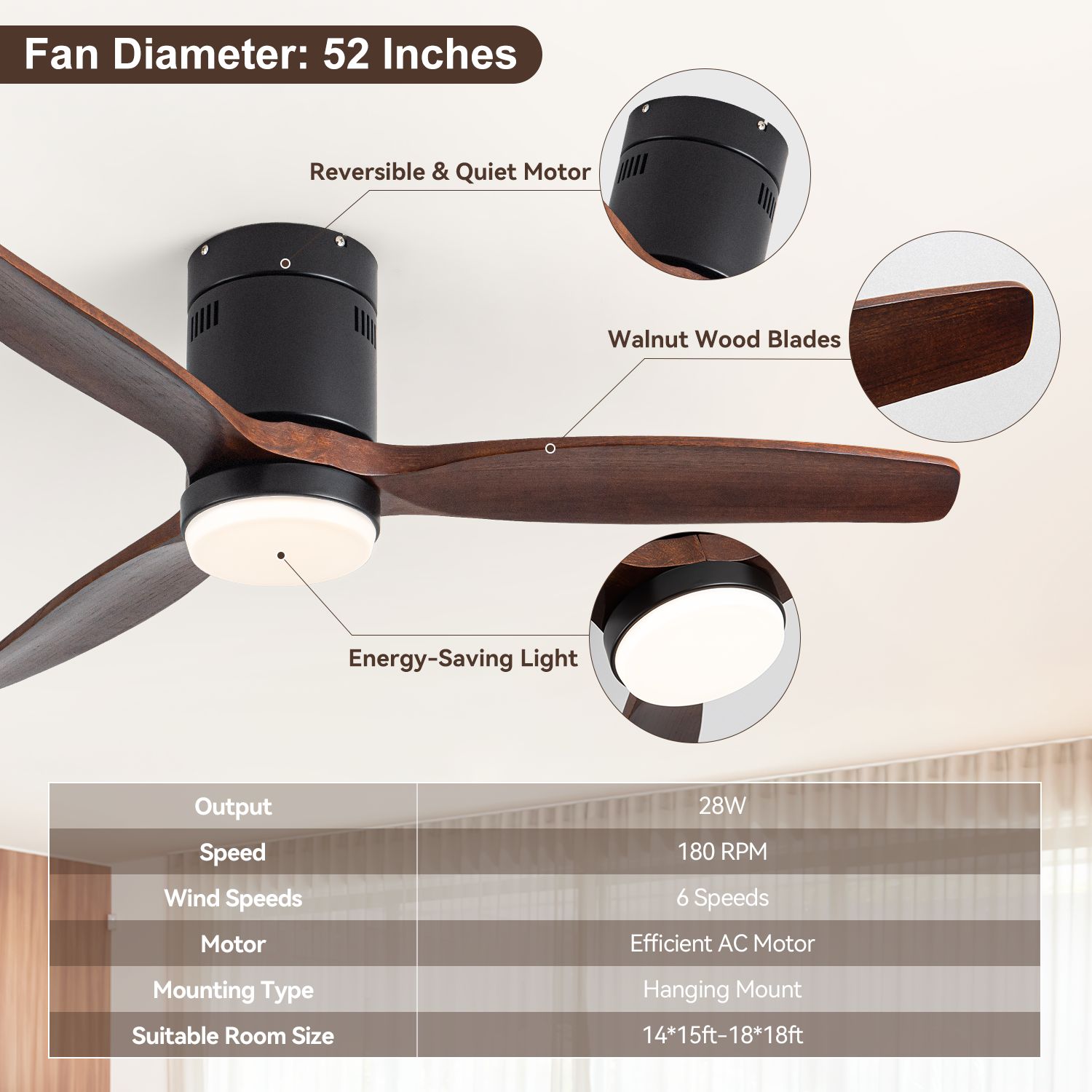 Yardreeze LWDO0506 Ceiling-Fans - View #7