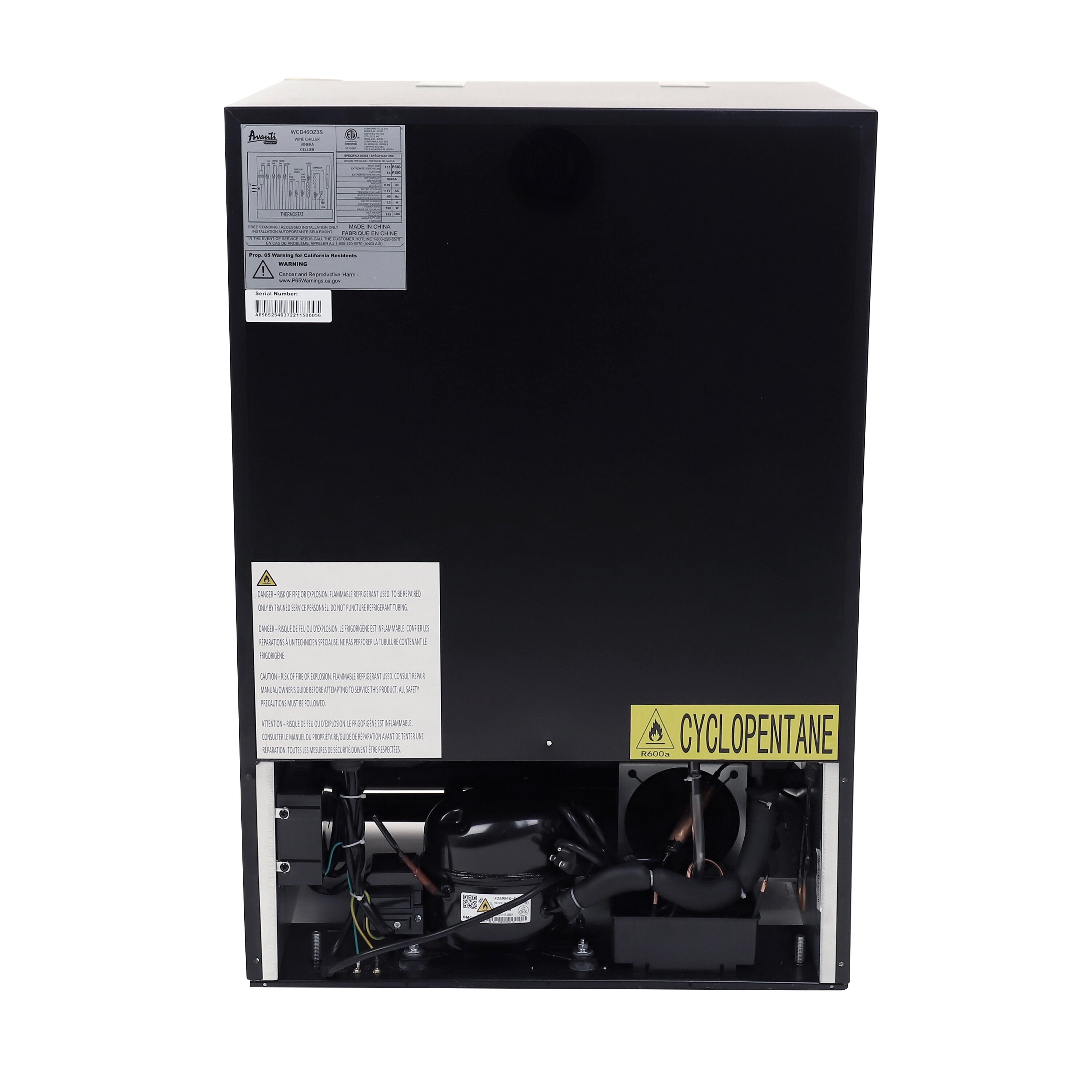 Avanti WCD46DZ3S Wine-Chillers - View #4
