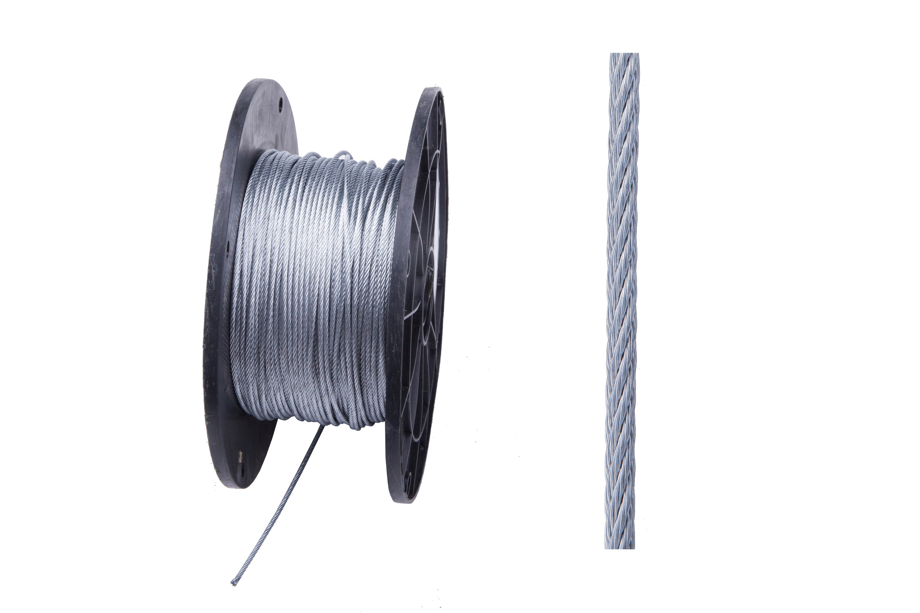 1/8 Wire Rope Kit, 50ft Stainless Steel Wire Cable for Picture Hanging
