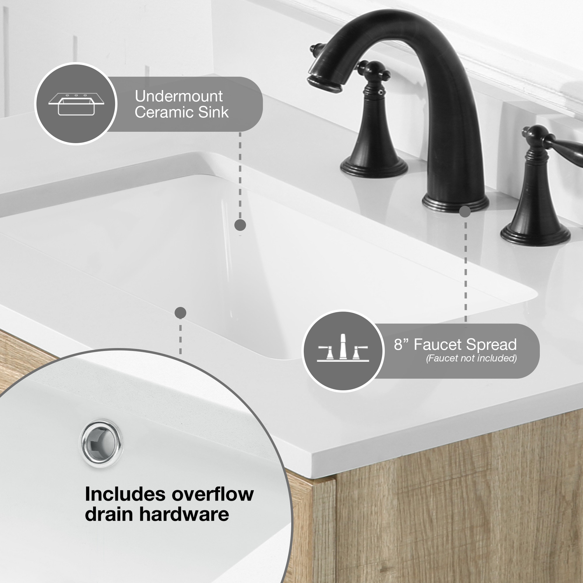 Style Selections DOLTON-30NO Bath-Vanity-Combo - View #8