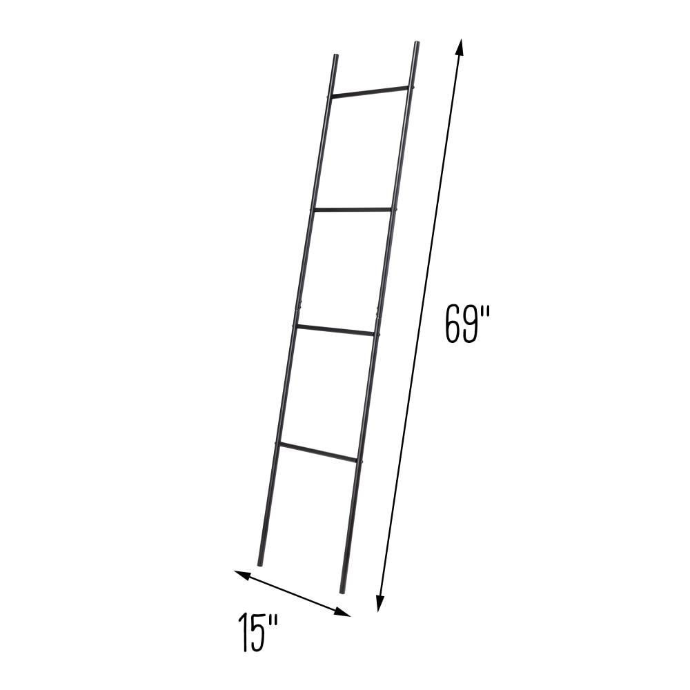 Honey-can-do Black Leaning Blanket Ladder Shf-08576 At Lowes.com