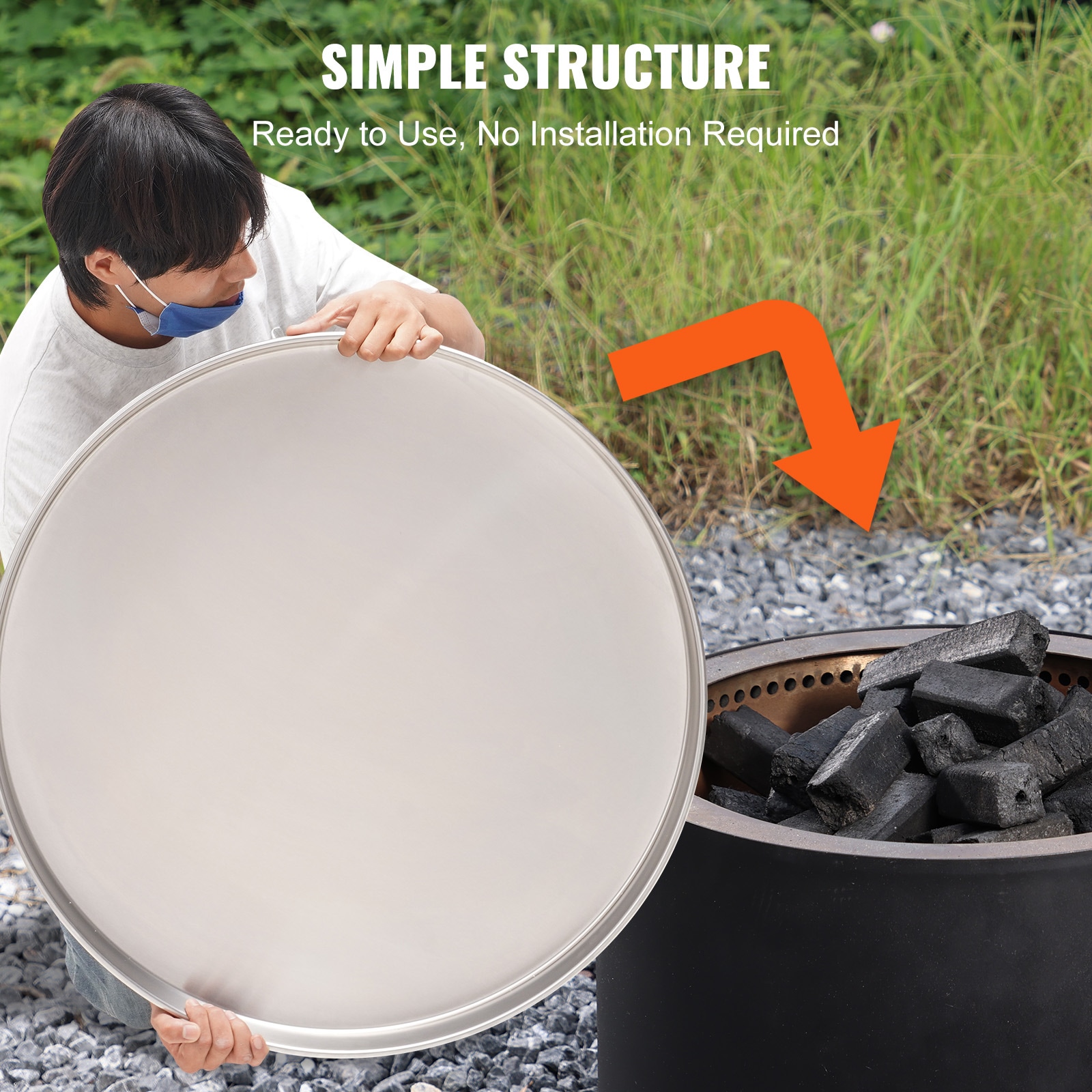 VEVOR HKWZ304BXGYPGMJP5V0 Fire-Pit-Covers - View #6