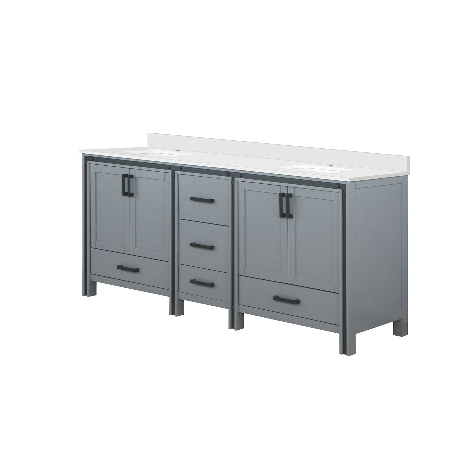 Lexora LVZV80DB200 Bath-Vanity-Combo - View #5