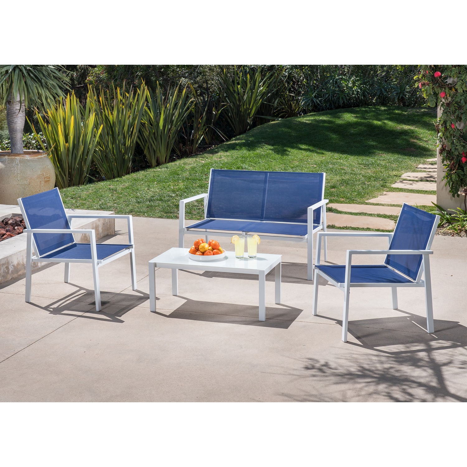 Mod Furniture HARP4PC-WN Patio-Conversation-Sets - View #8