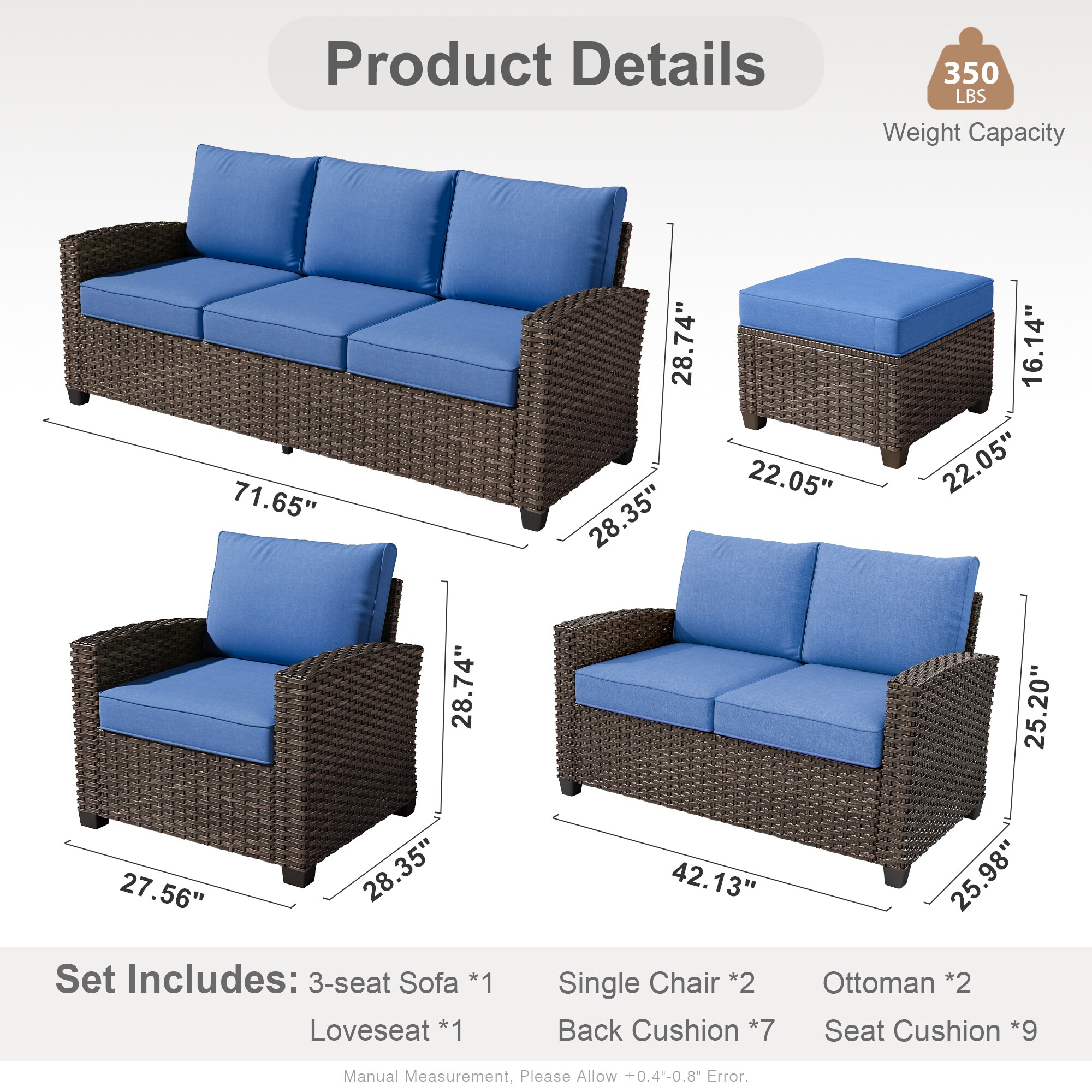 Caodoc L5-PRS702-1 Patio-Sofas-Daybeds - View #6
