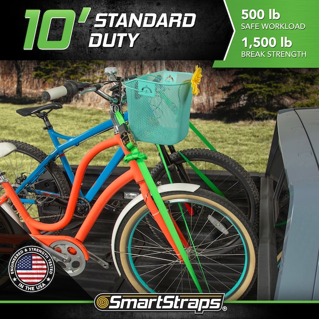 SmartStraps 1-in x 10-ft Ratchet Tie Down 1500-lb Break SmartStraps 1-in x 10-ft Ratchet Tie Down 1500-lb Break
