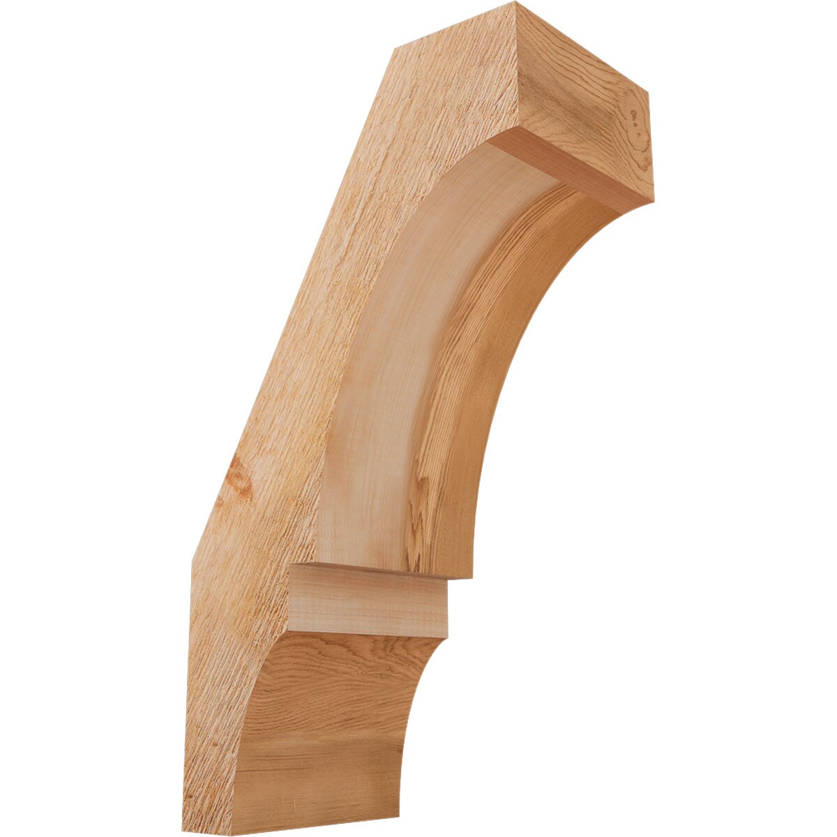 Ekena Millwork BRC06X10X18BOA00RWR 6-in x 10-in x 18-in Western Red Cedar Unfinished Wood Balboa rough sawn