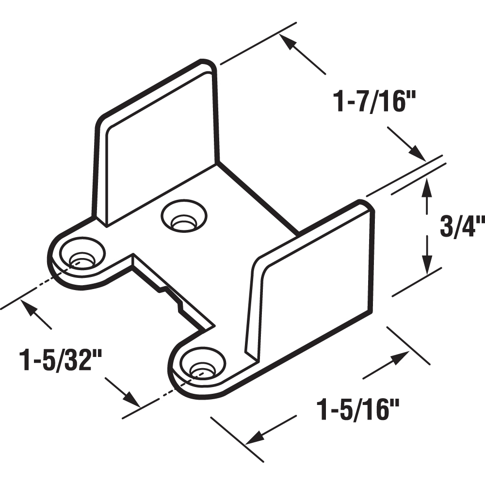 Prime-Line N 6565 Sliding-Closet-Door-Guides - View #2