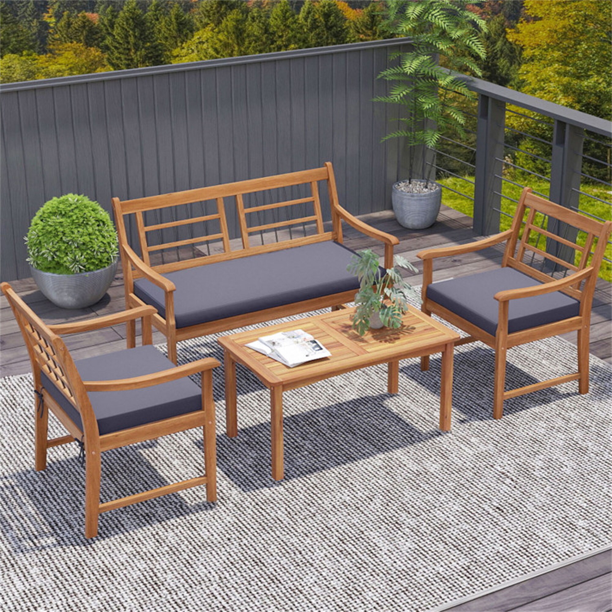 BABOOM BOM-2588GR+-CO Patio-Conversation-Sets - View #5