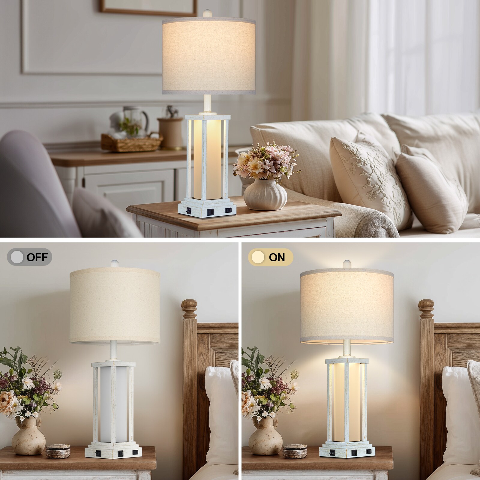 UrFurnishings TD-865 Table-Lamps - View #3