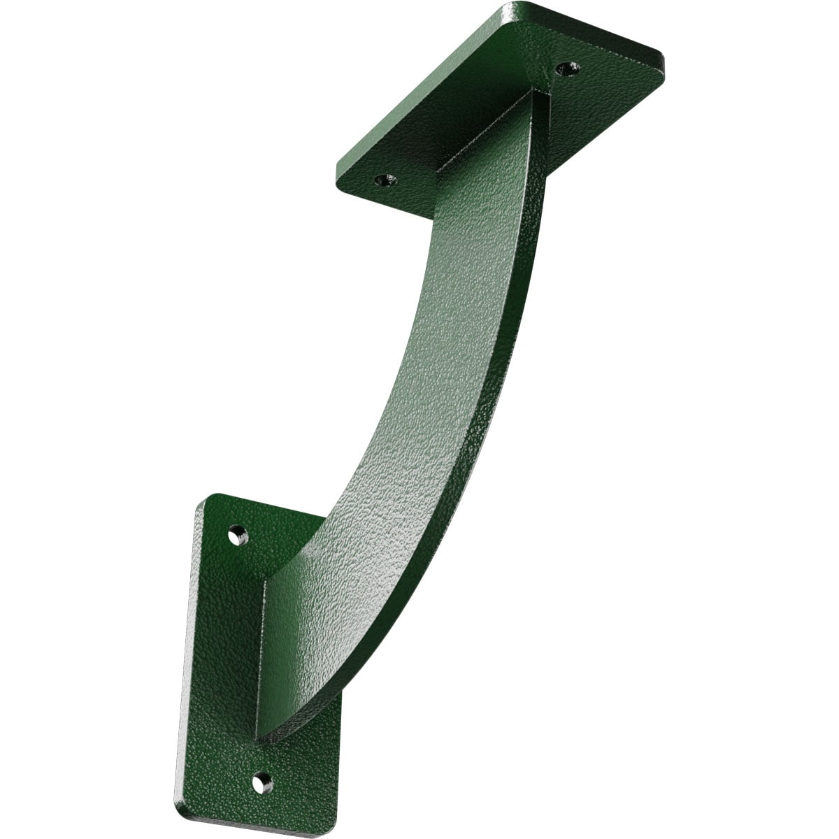 Ekena Millwork BKTM02X07X07BRHDG Bradford 7-in x 2-in x 7-in Green Steel Countertop support bracket