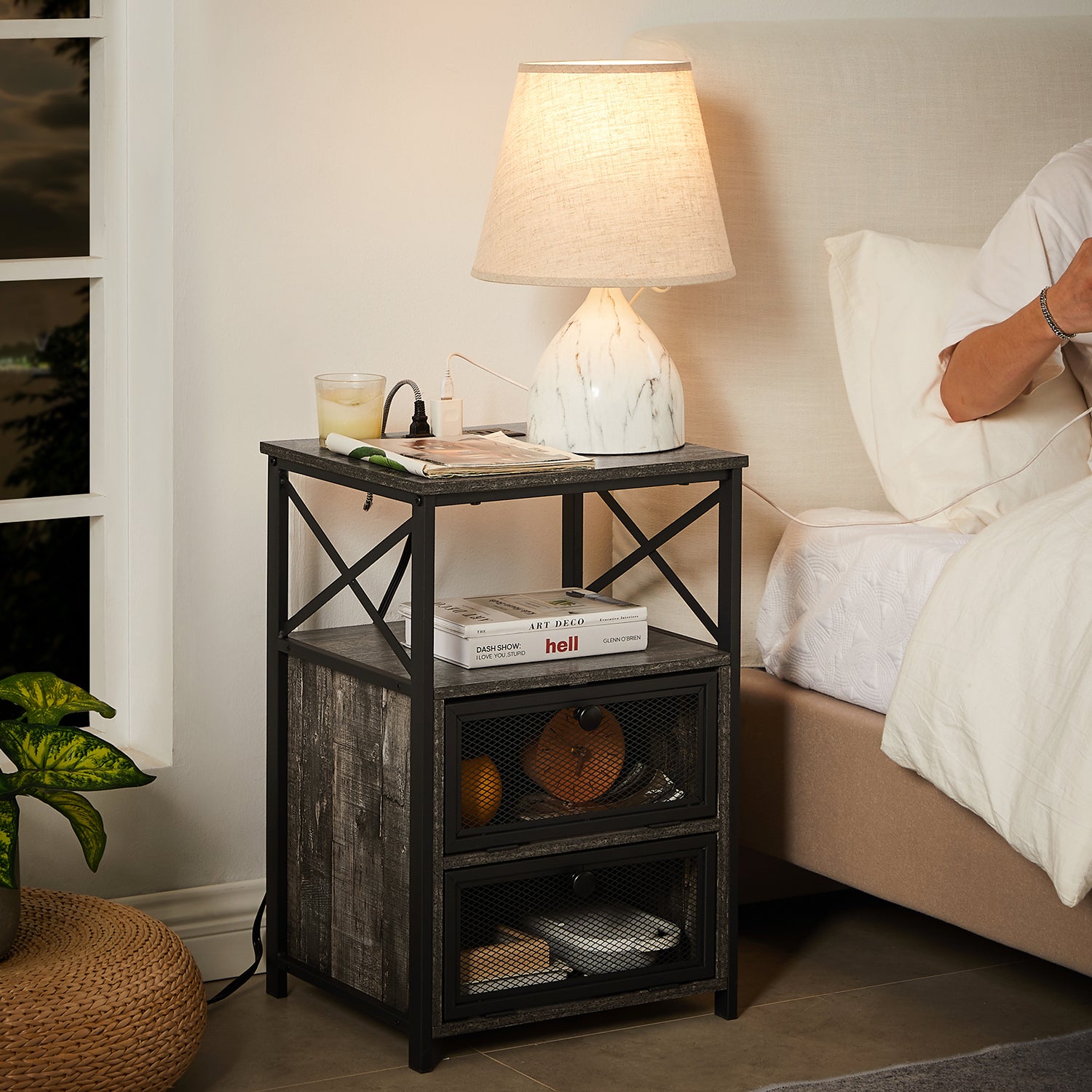 Vecelo LOE-XF-NS23-OS-A2 nightstands - View #2