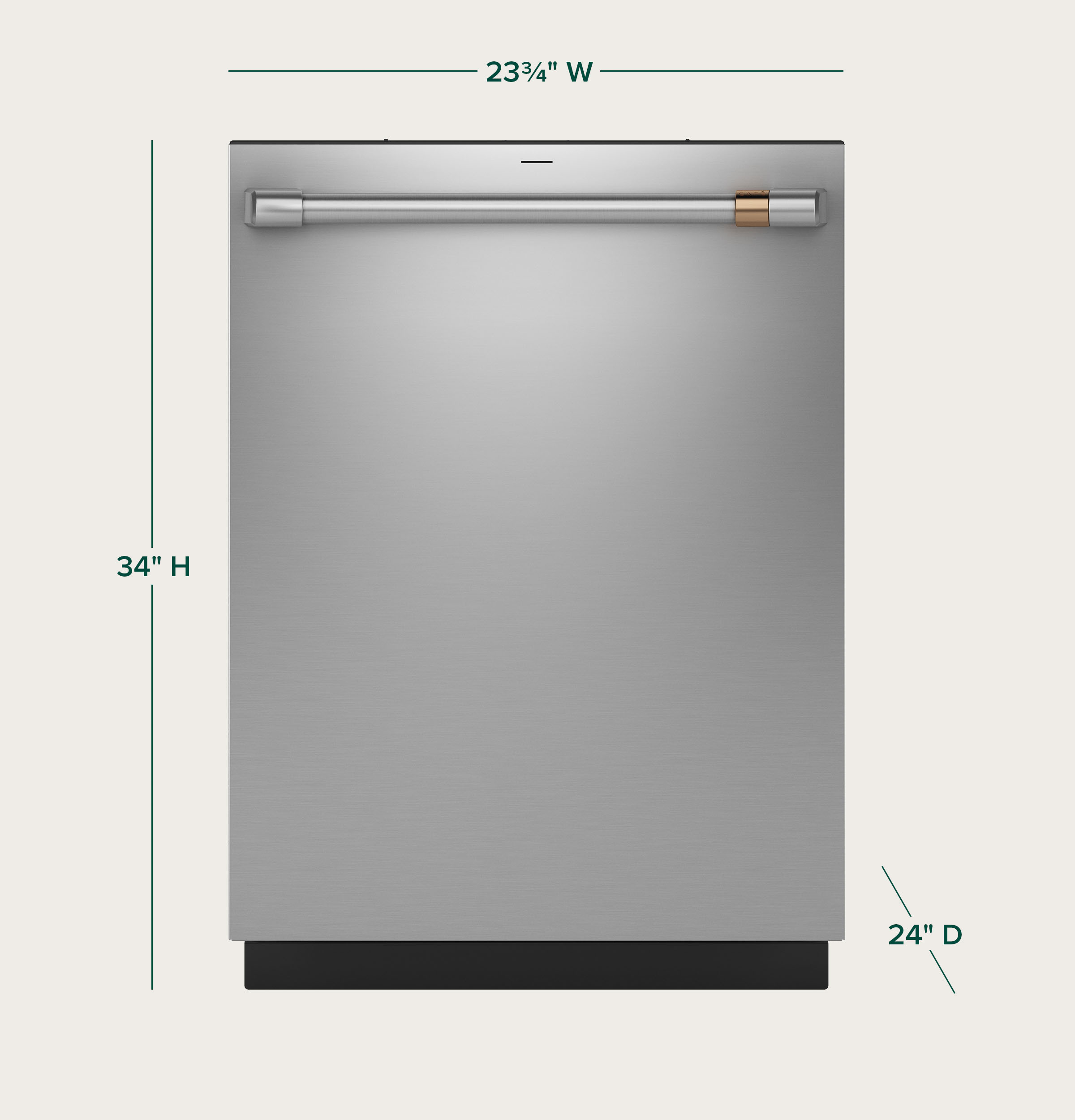 24-Inch Stainless Steel Smart Built-In Dishwasher with 42 dBA