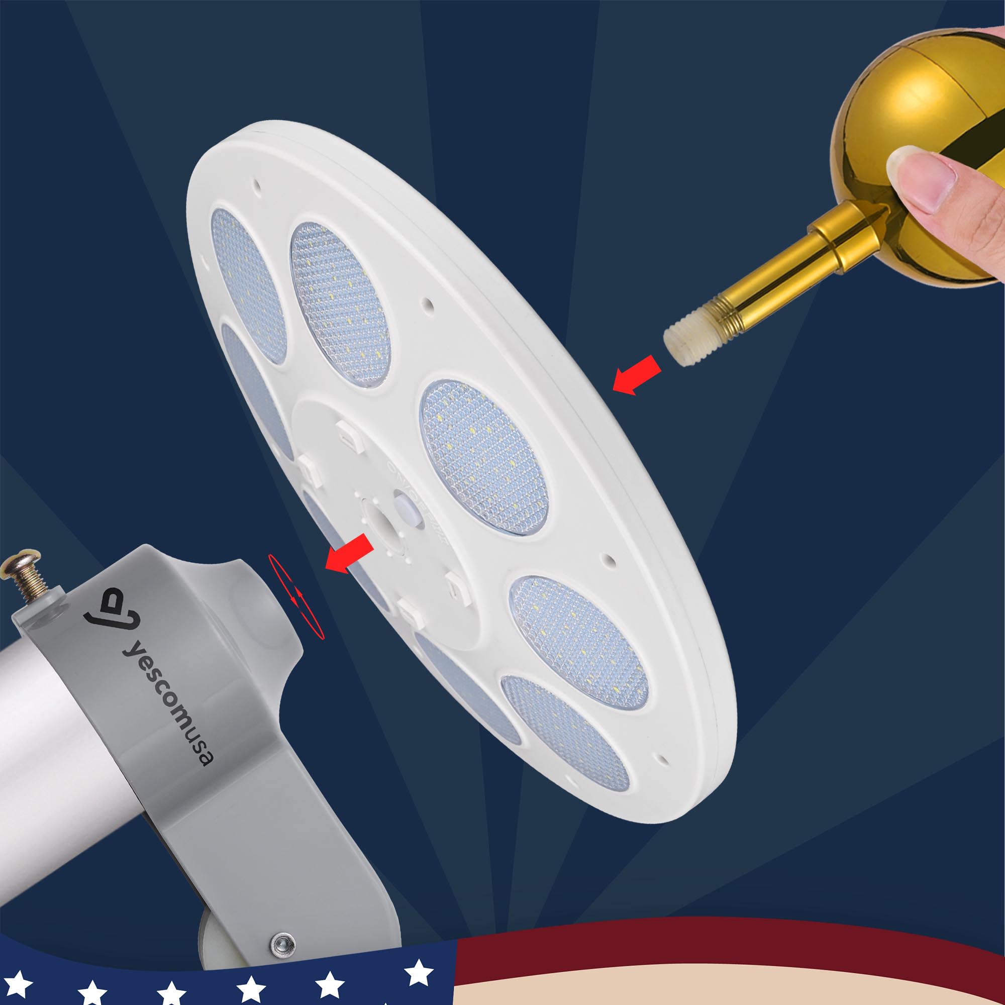 Yescom 22FLPSET004-L1-20-LO Flag-Poles - View #3