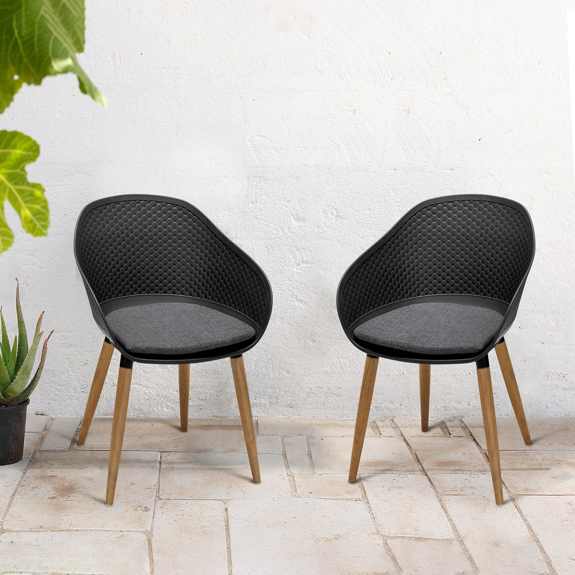 Armen Living LCIPCHGR Patio-Chairs - View #8