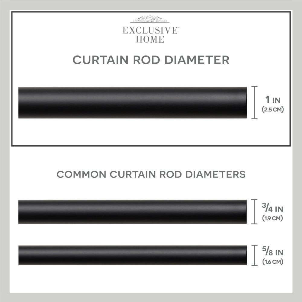 Exclusive Home ER1022-05 3672 Curtain-Rods - View #3