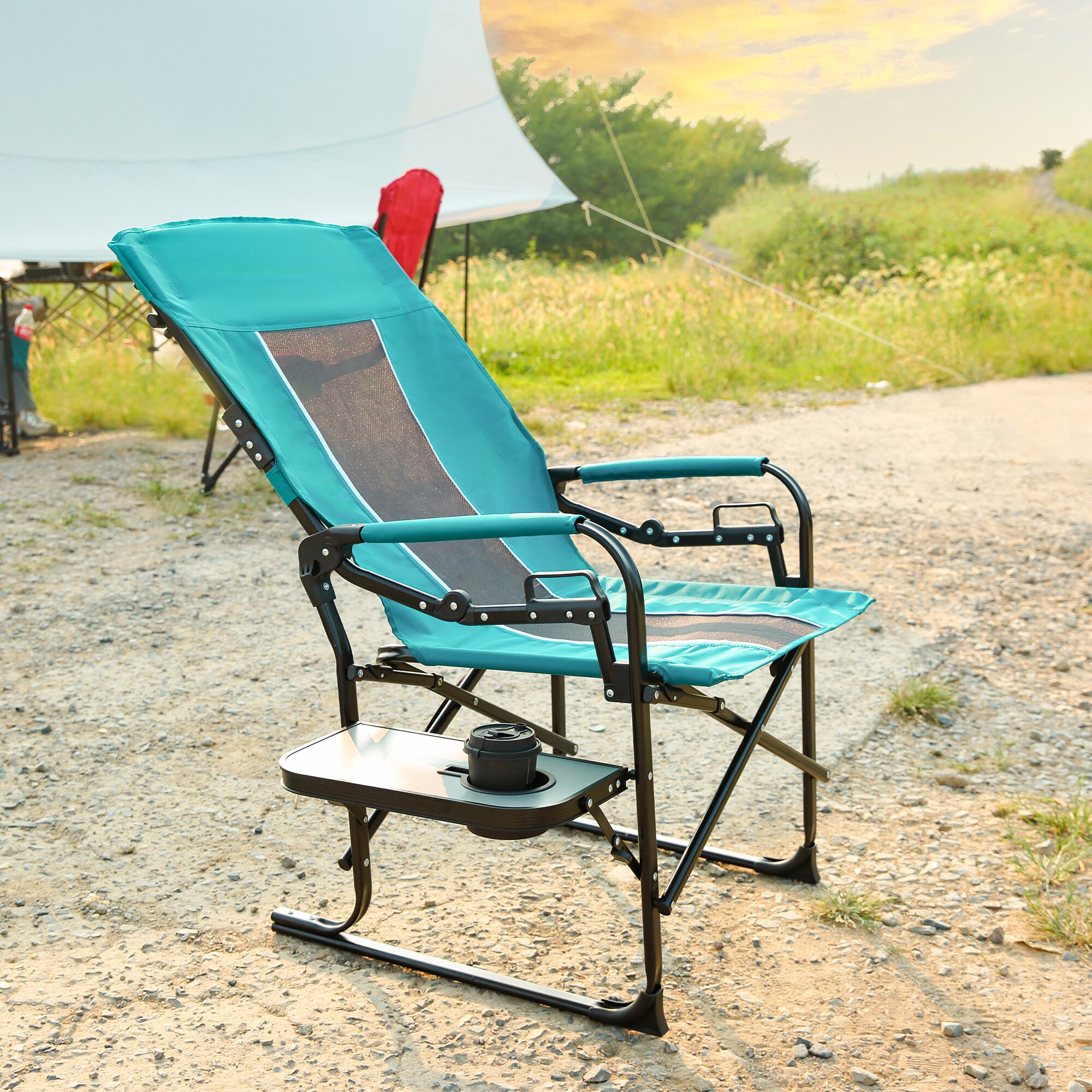 Mondawe MO-P2AC2417GBK1 Beach-Camping-Chairs - View #3