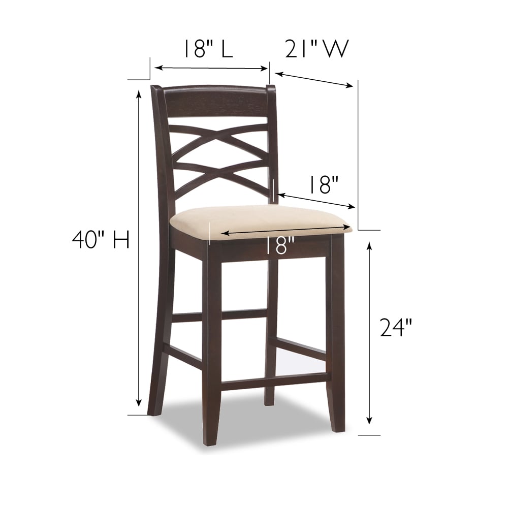 Leick Home 10084WG/BG stools - View #3