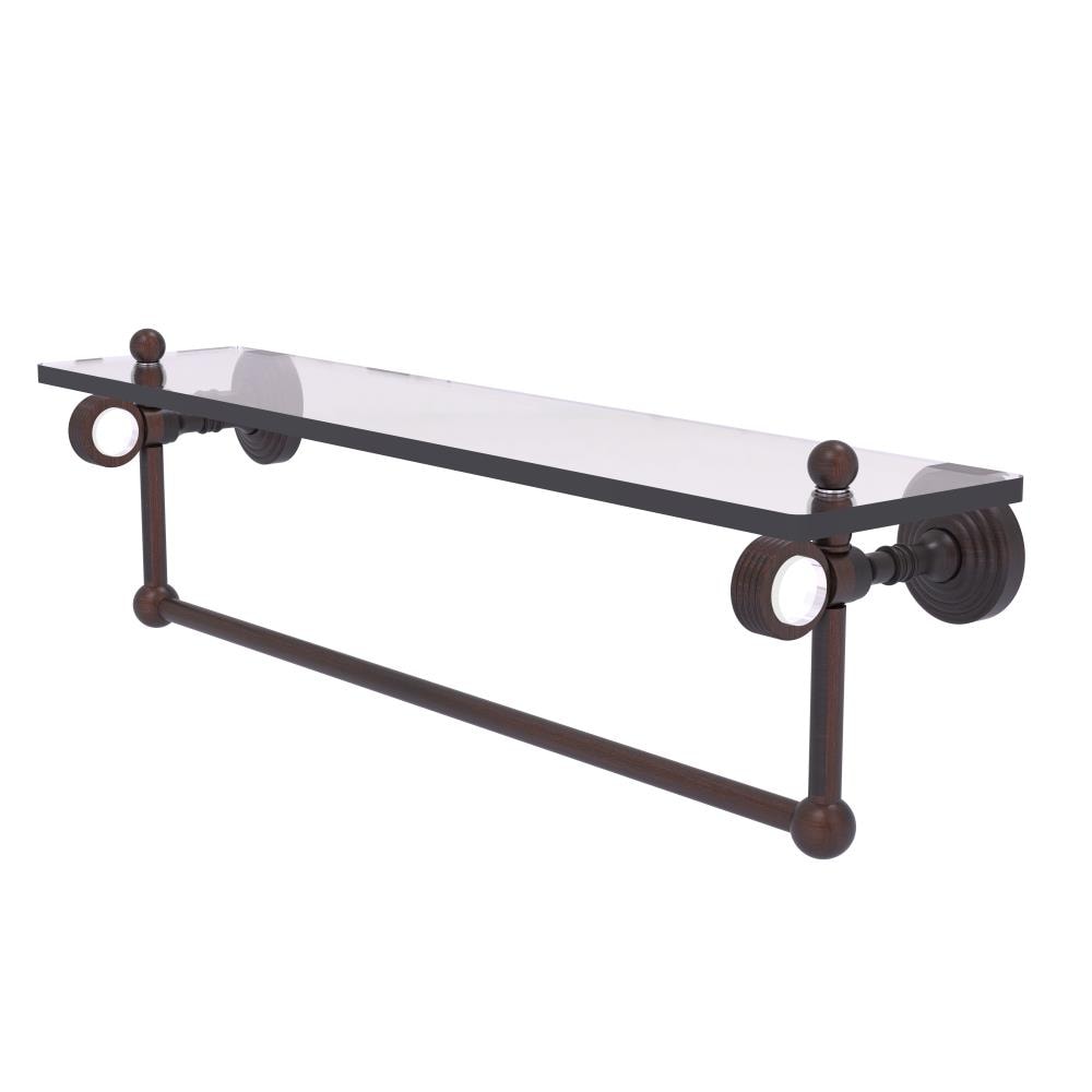 Allied Brass PG-1TBG-22-VB Pacific Grove Venetian Bronze Wall mount Bathroom Shelf ( 22-in x 6.4-in x 5-in )
