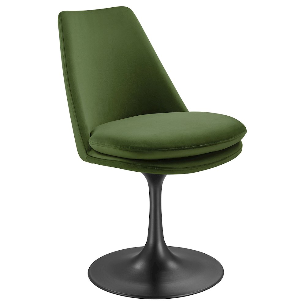 Modway BG3810926 Lippa Swivel Dining Performance Velvet Side Chair