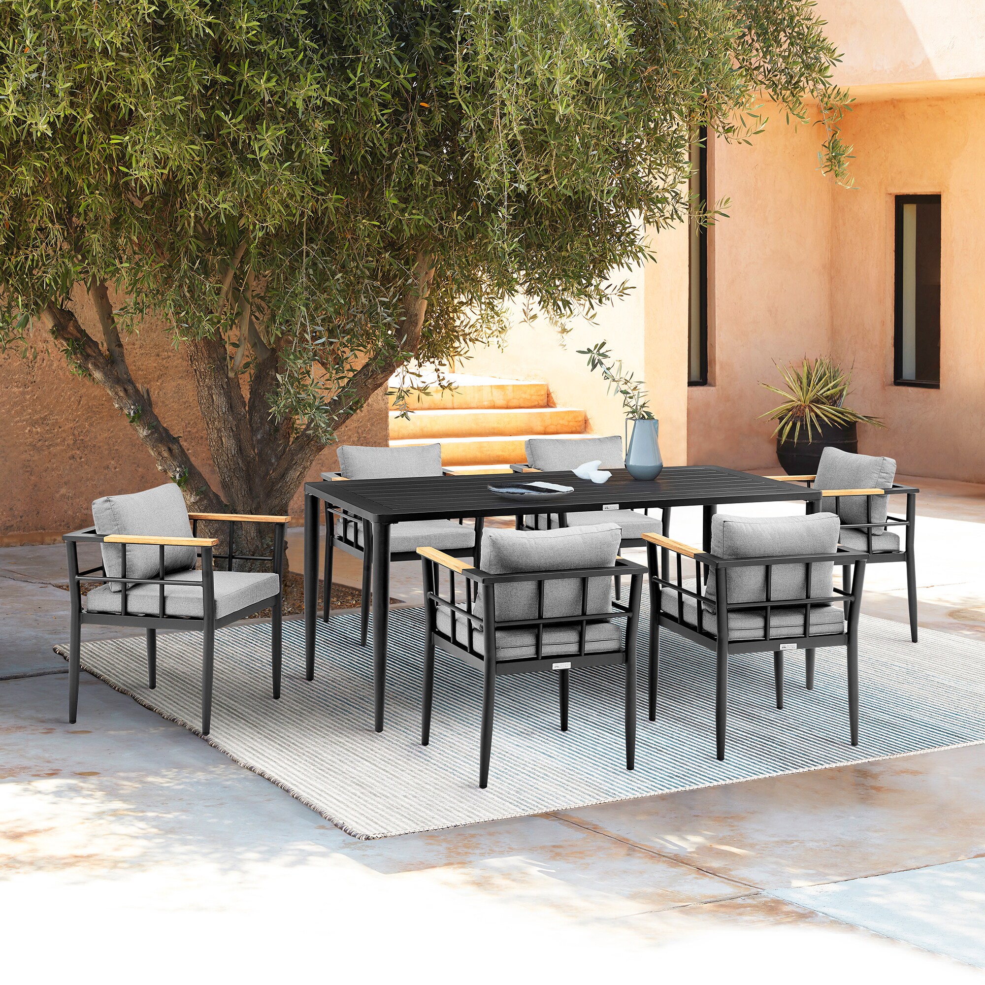 Armen Living LCEZCHBL Dining-Chairs - View #10
