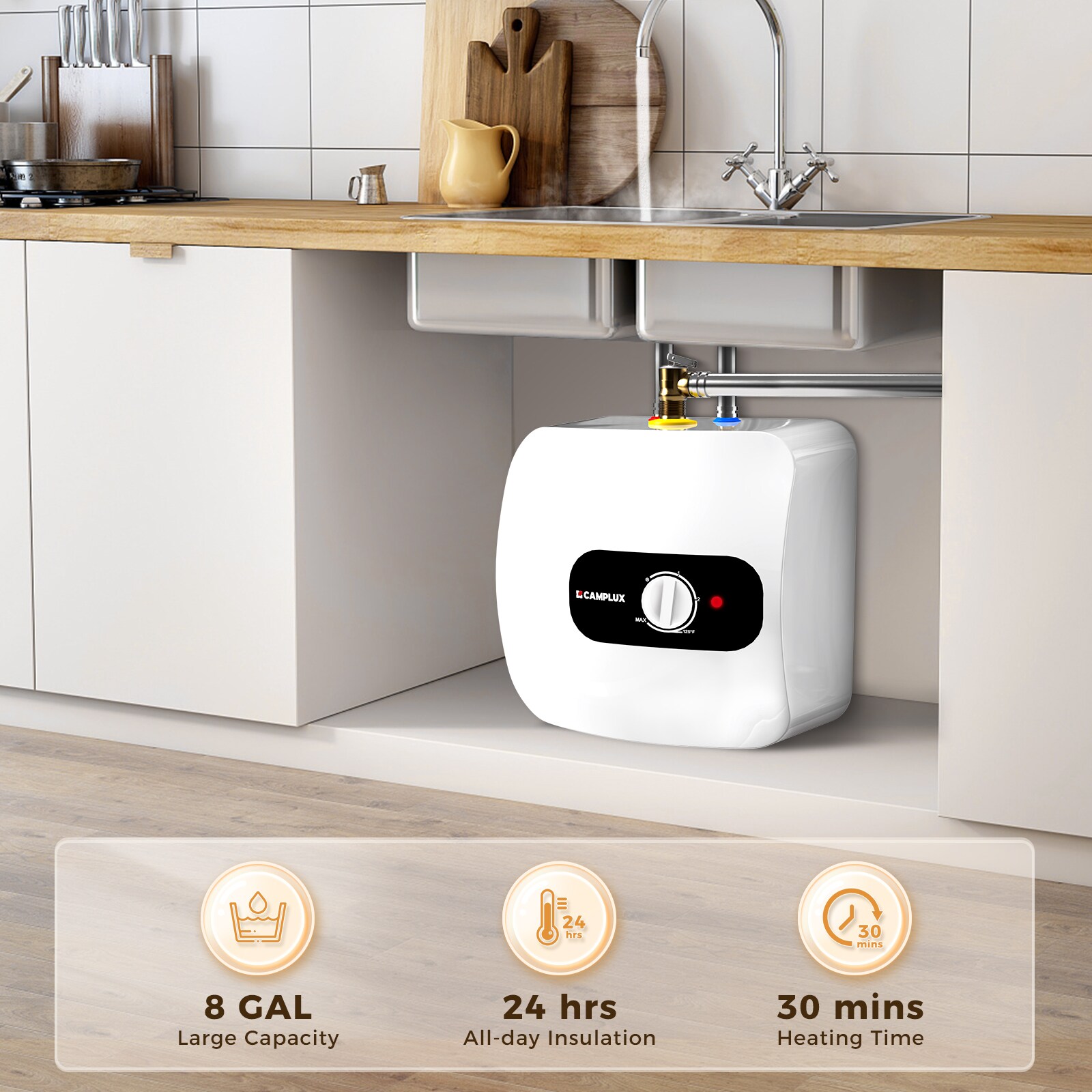 Camplux ME80B Gas-Water-Heaters - View #2