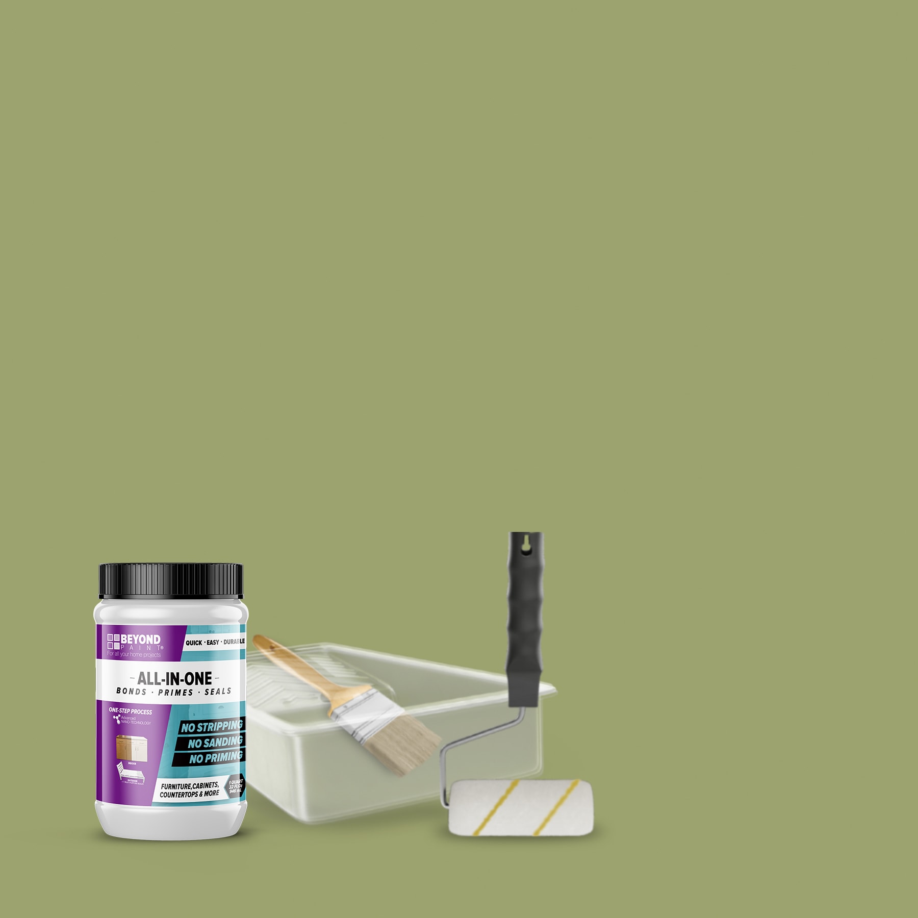 Beyond Paint BP34 Cabinets- Countertops- and- Furniture Flat Sage ( Kit )