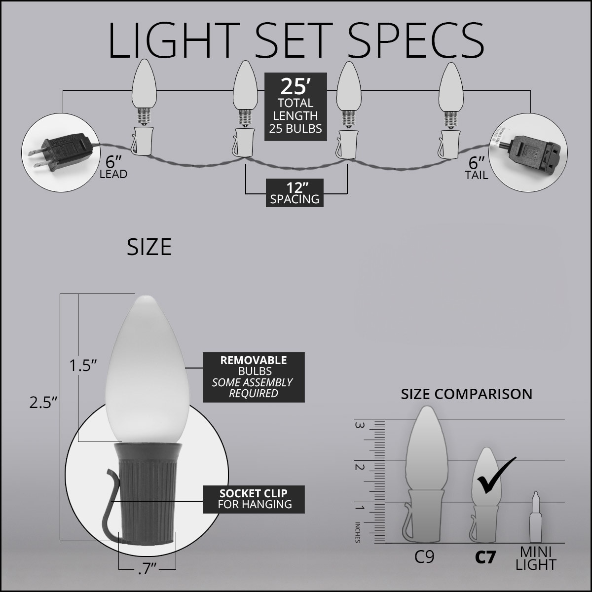 Wintergreen Lighting 75118 Christmas-String-Lights - View #5