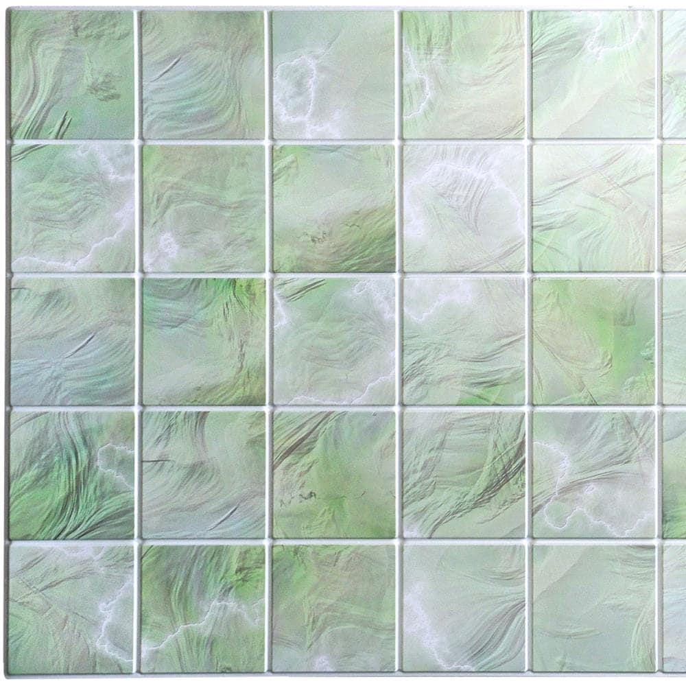 Dundee Deco TP10009505 38-in x 18-in Embossed Paintable PVC Abstract Wall Panel ( 5-sq ft )