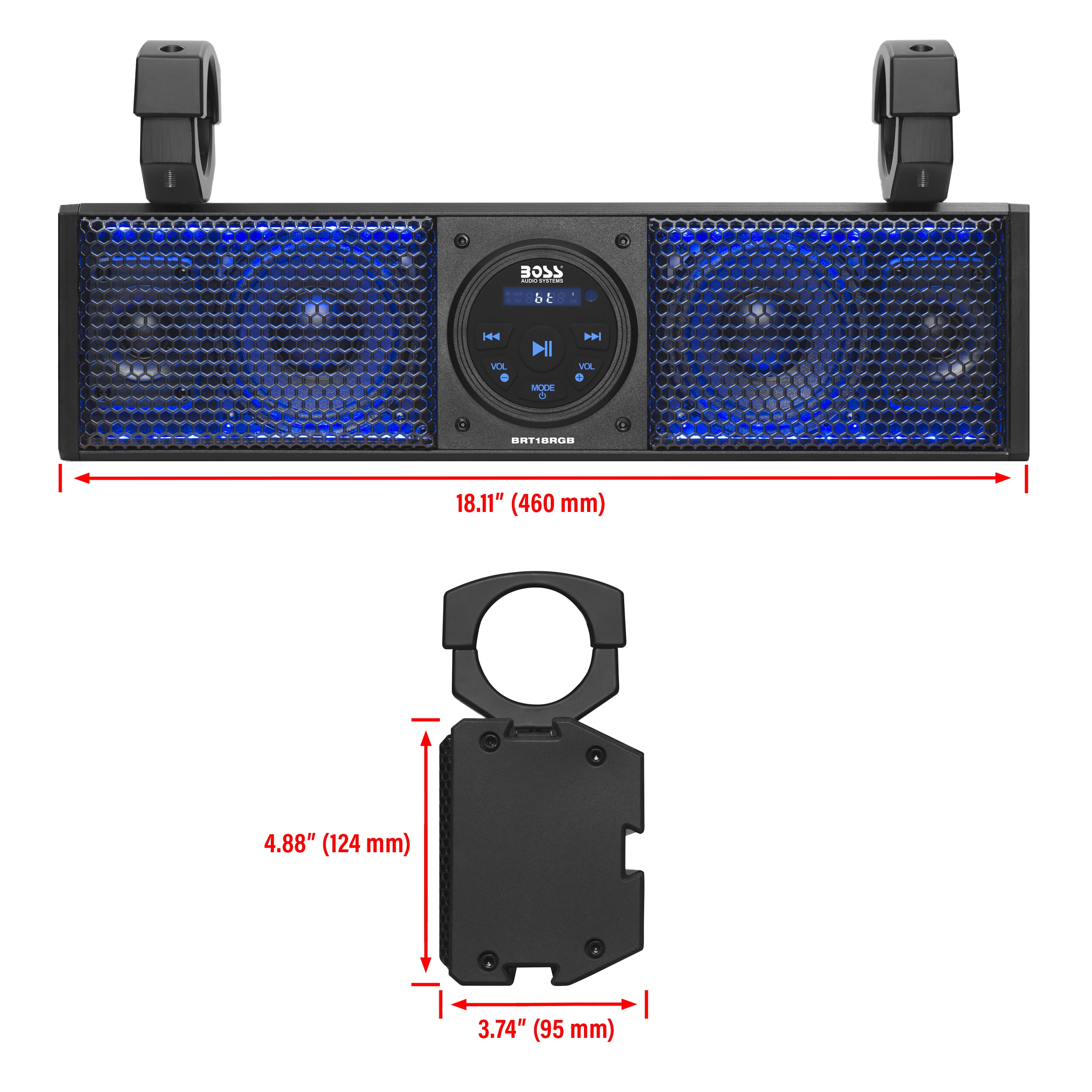 Boss Audio Systems Plug N Play RGB Bluetooth Soundbar in the Recreational Vehicle Accessories department Lowes.com