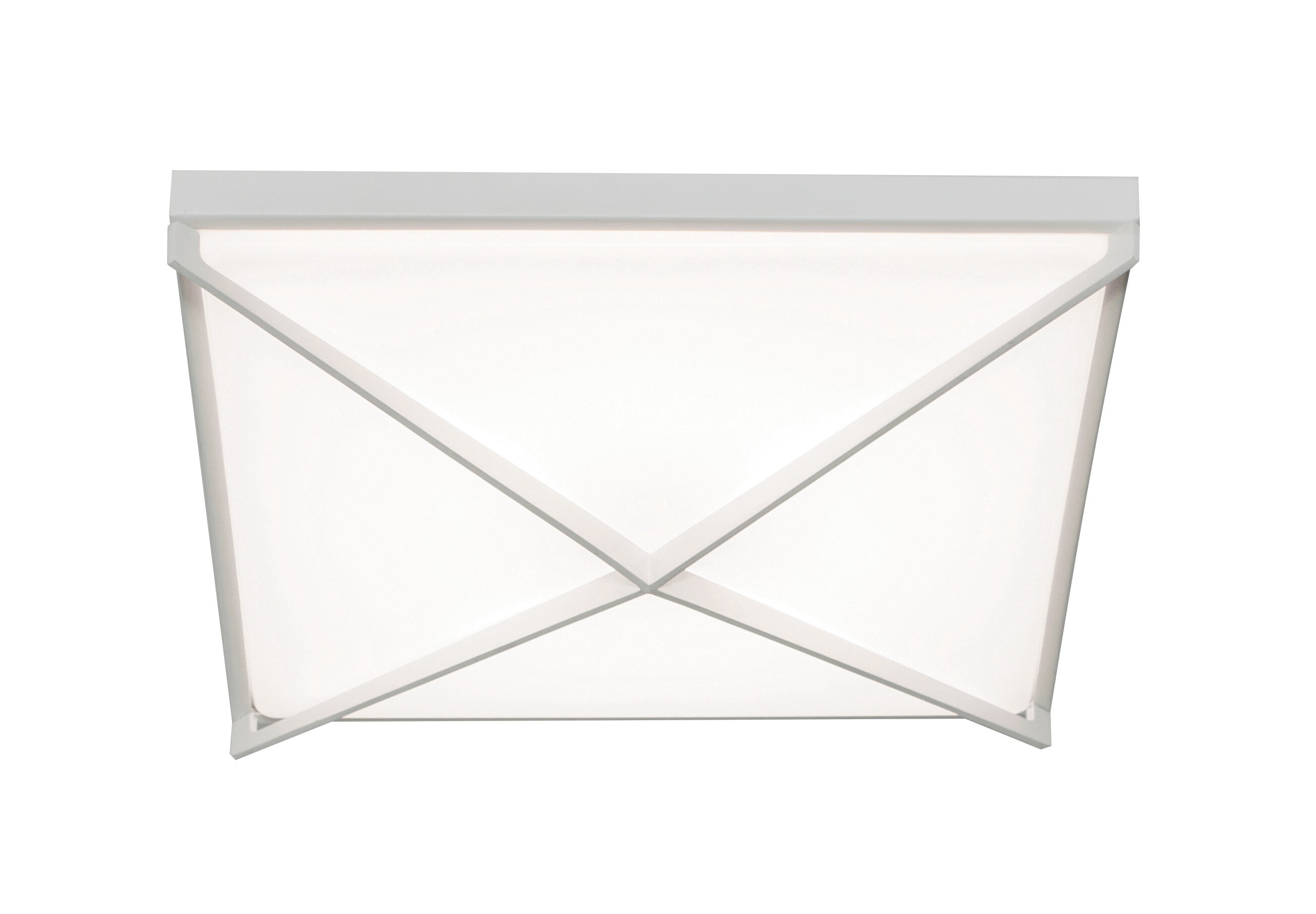 AFX PEAF1215LAJUDWH Pearson 1 -Light 11.97-in White Integrated LED Flush Mount Light