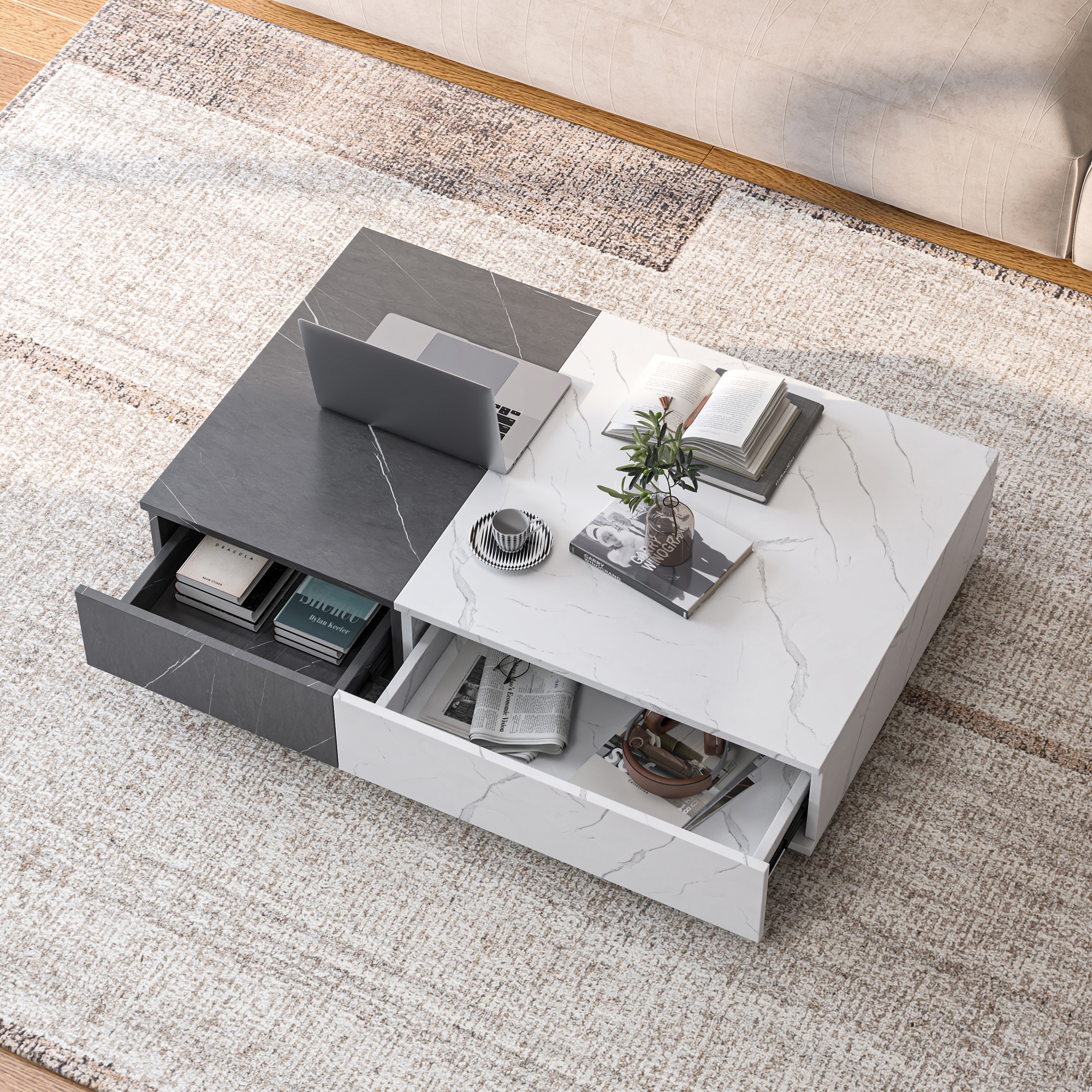 SINOFURN SYC080006GY Coffee-Tables - View #4