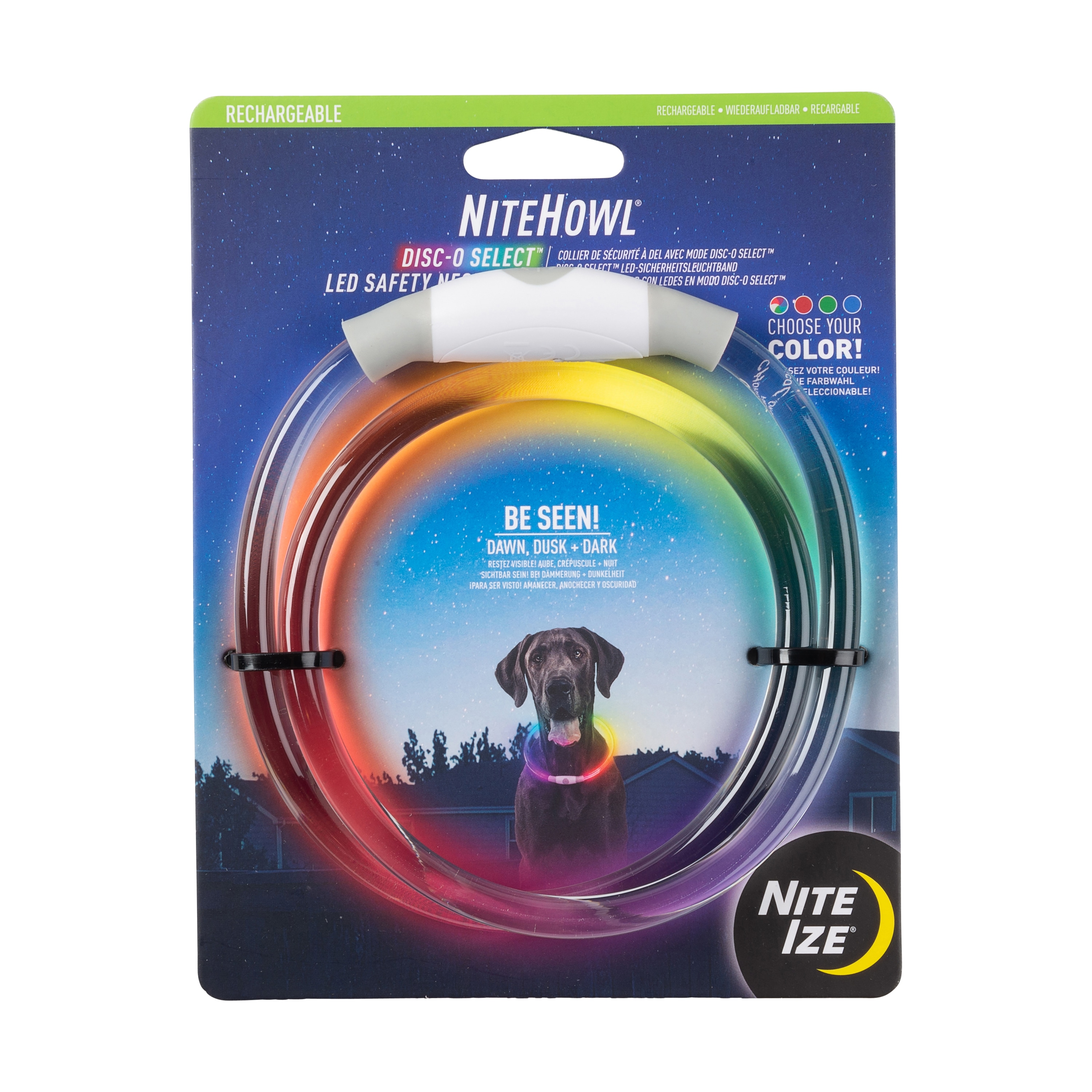 Nite Ize NiteHowl Disc o Select Dog Collar Medium NHOR 07S R3 at Lowes