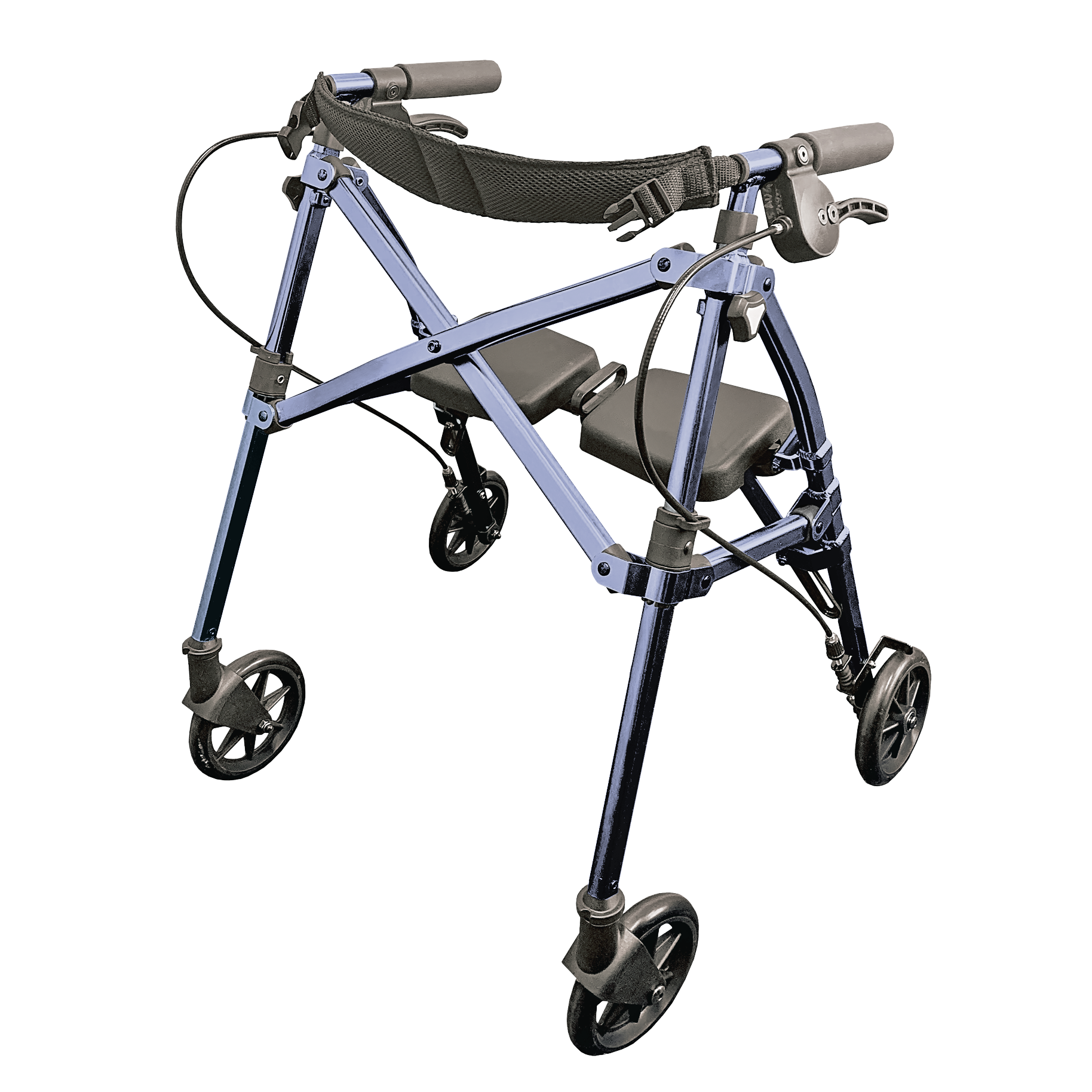 Stander 4230-CB Space Saver Rollator Short- Cobalt Blue
