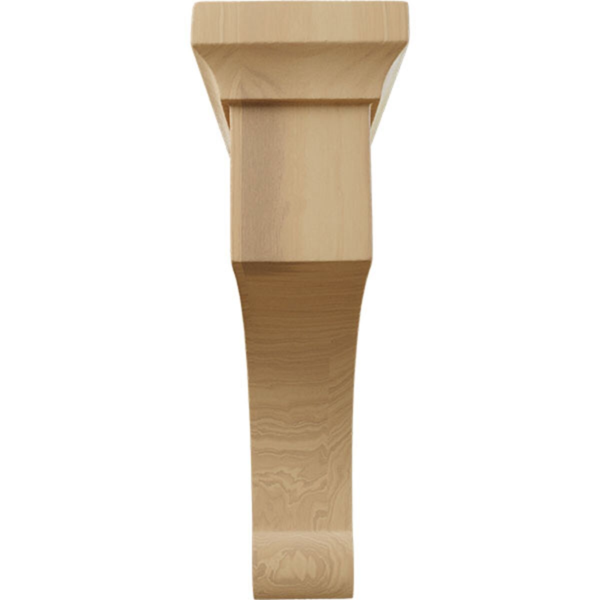 Medium Cherry Wood Corbel Bracket, 2.5" x 6" x 8"