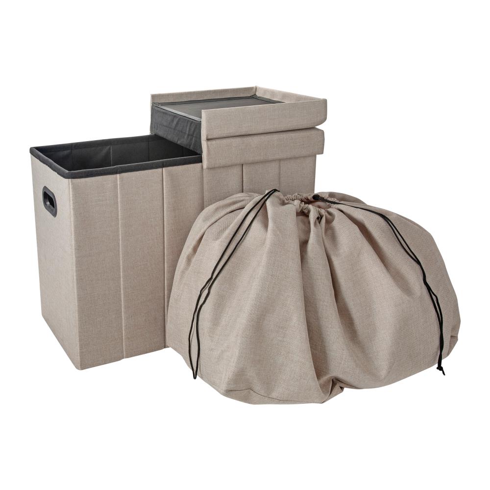 Simplify F-0672-NATURAL Casual Natural Storage Ottoman