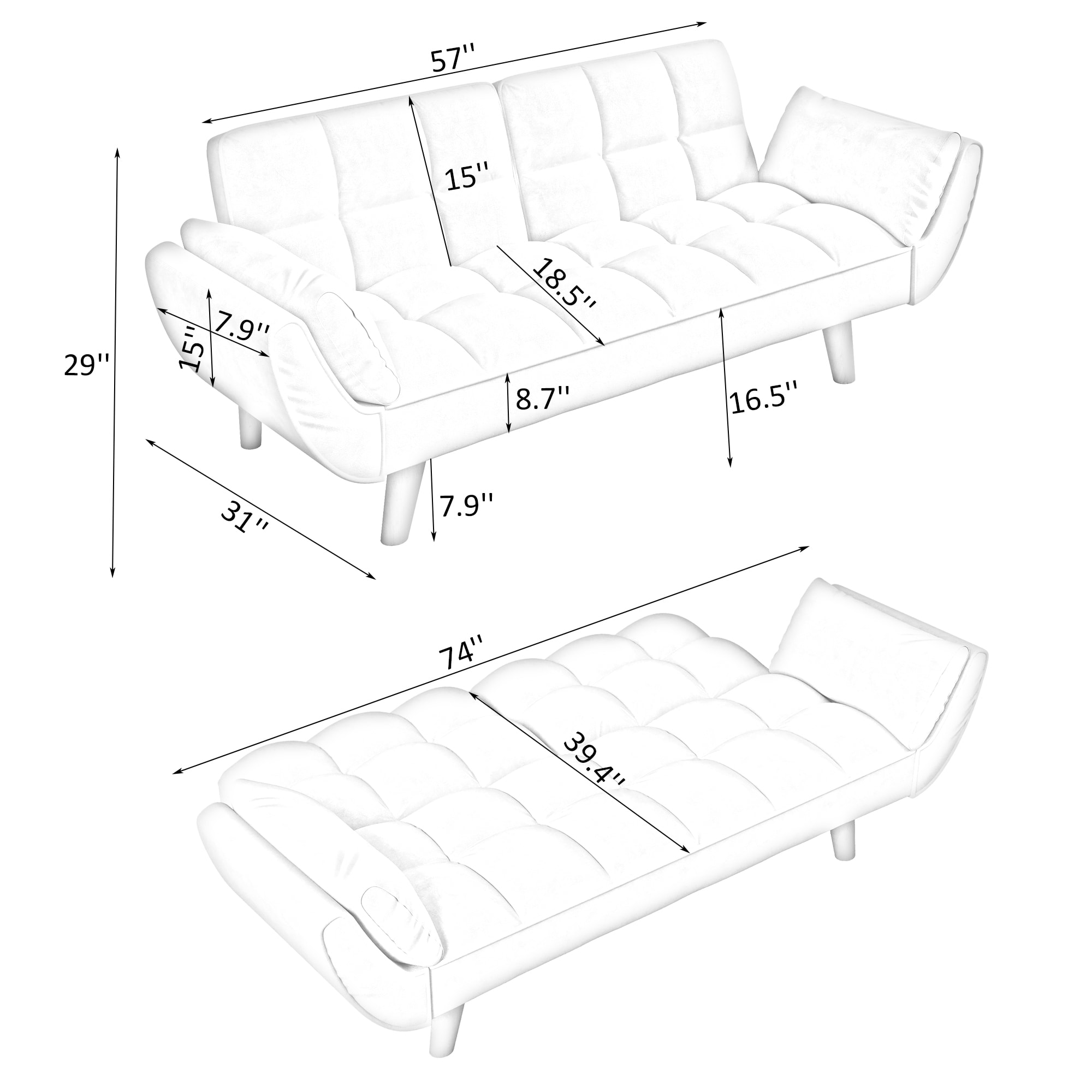 Bybafun YC5200031 futons - View #5