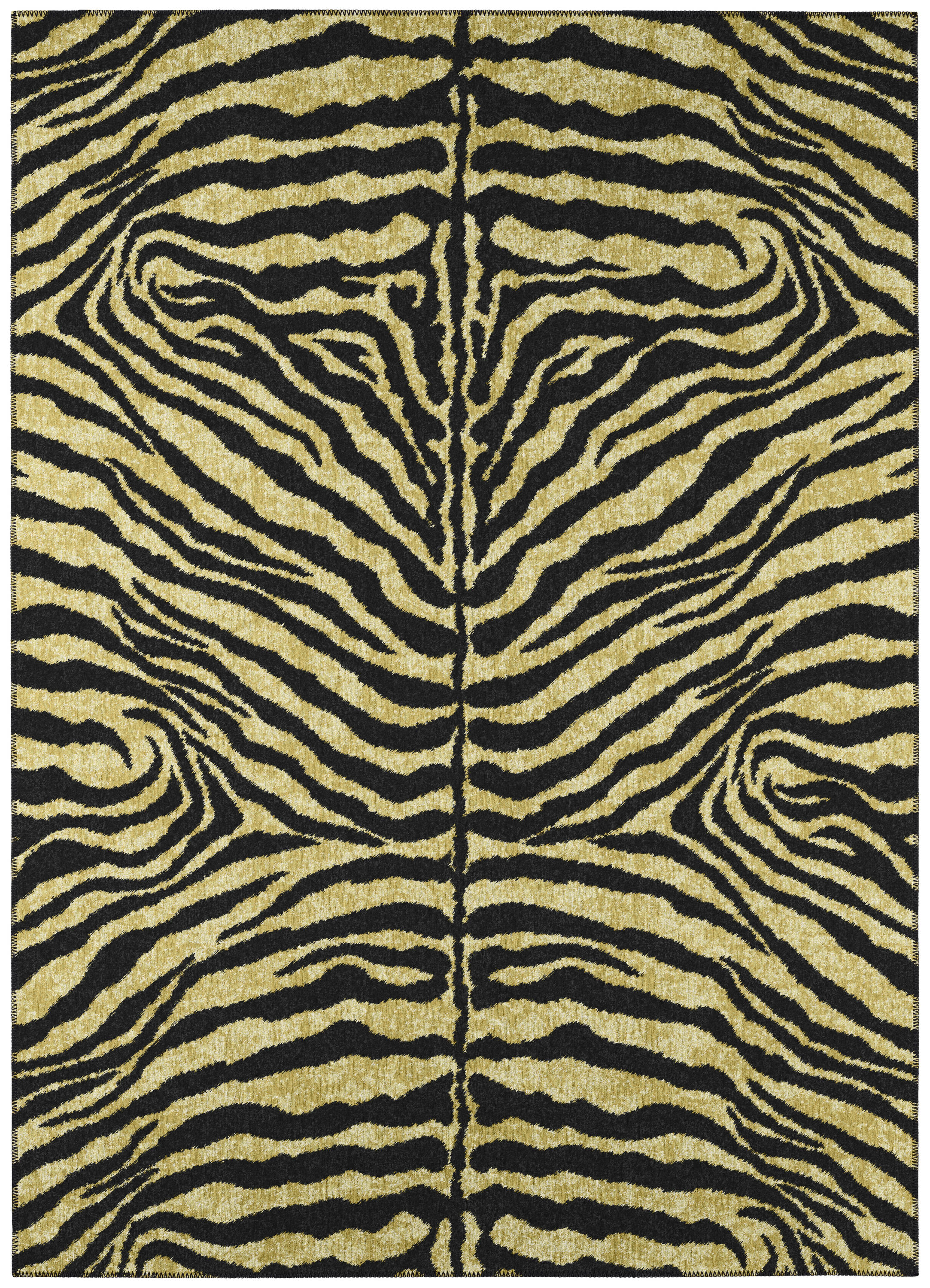Addison Rugs Safari 9 X 12 (ft) Gilded Indoor/Outdoor Animal Print  Bohemian/Eclectic Area Rug in the Rugs department at