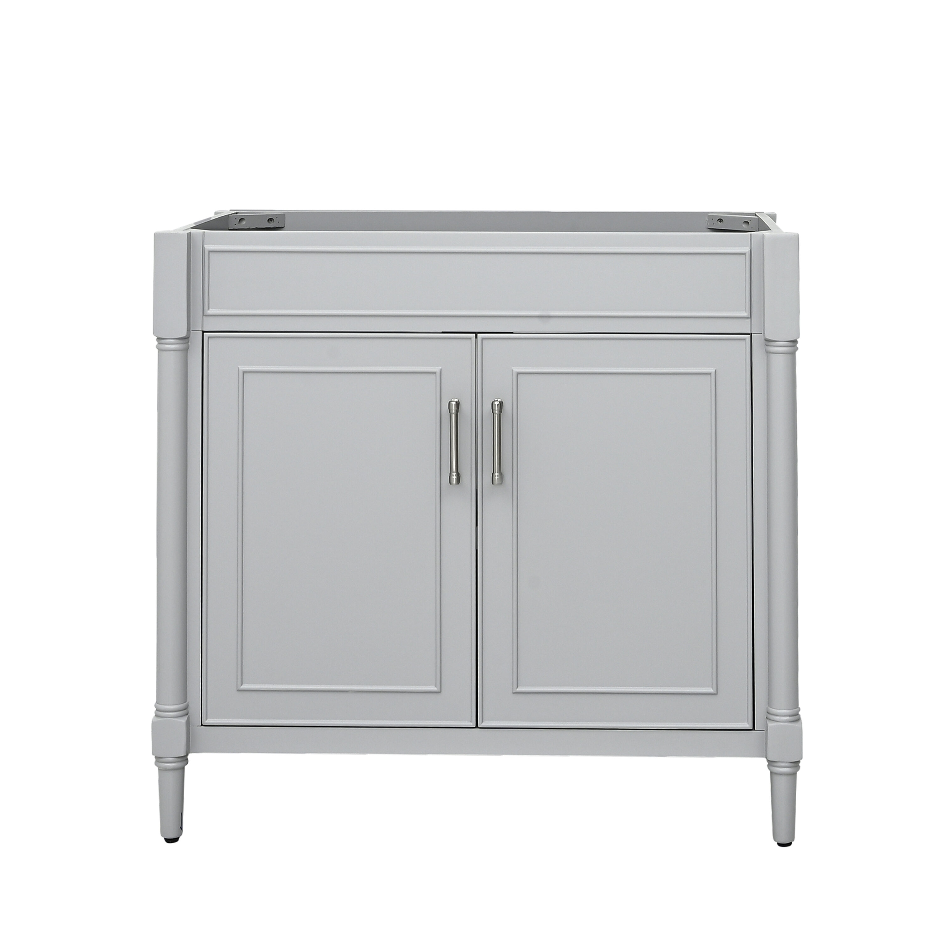 Avanity BRISTOL-V36-LG Bristol 36-in Light Gray Bathroom Vanity Base Cabinet without Top