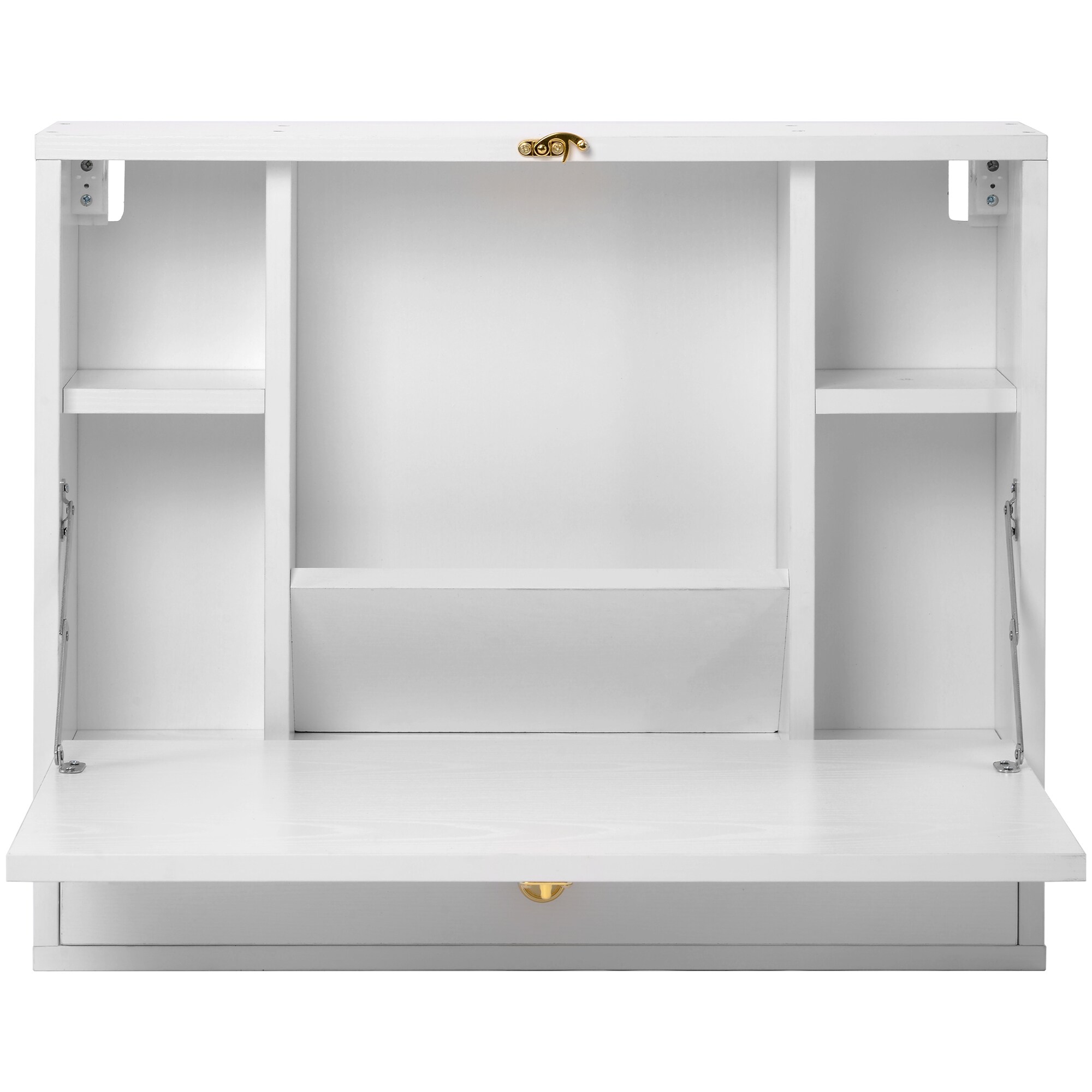 CASAINC LPF-W27821290 1.96-ft x 2-ft Indoor Rectangle Wood White Folding Accent Table (1-Person)