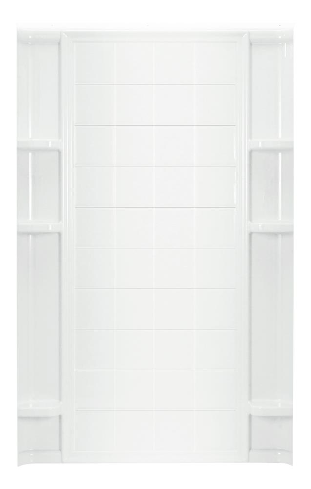 Sterling 72122800-0 Ensemble White Direct To Stud Shower Back Wall Panel