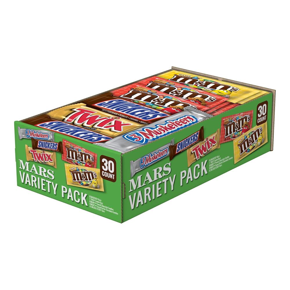 M&M'S Original Peanut Butter & Caramel Fun Size Chocolate Candy Bars  Variety Pack - 55 Count